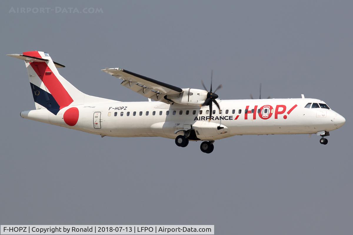 F-HOPZ, 2015 ATR 72-600 (72-212A) C/N 1265, at orly