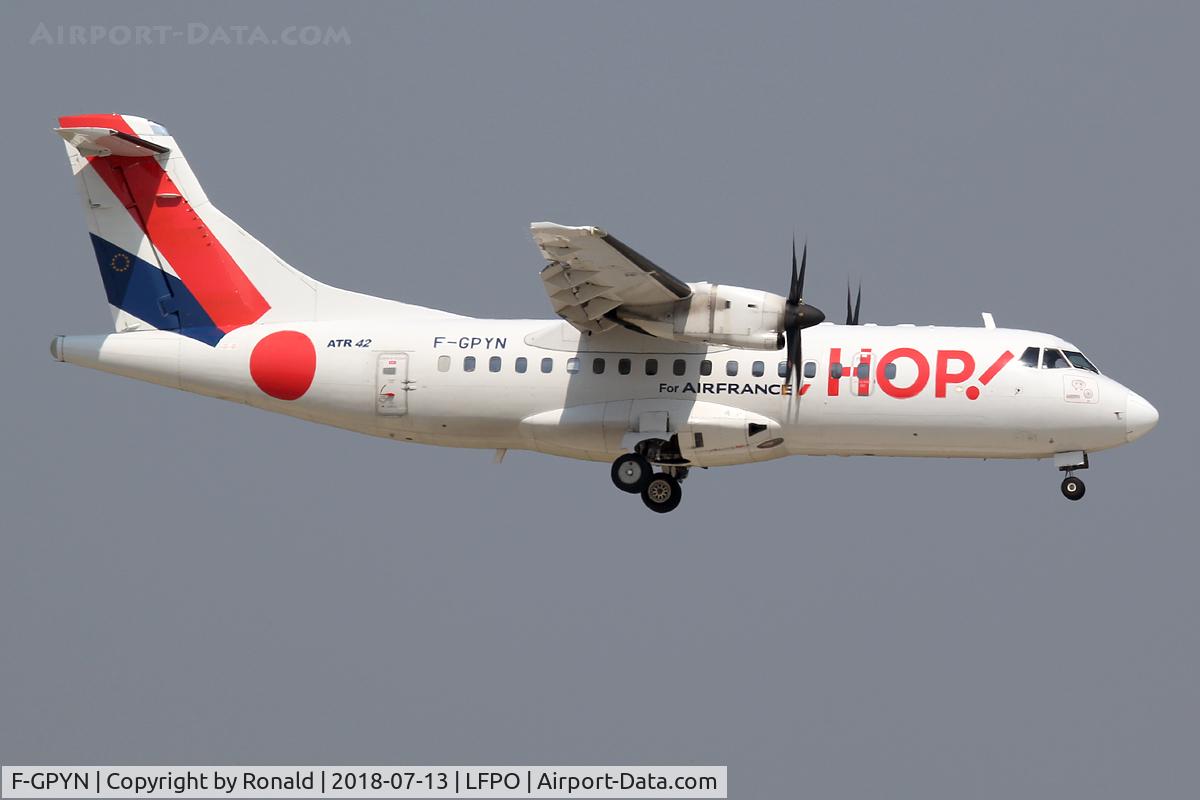 F-GPYN, 1997 ATR 42-500 C/N 539, at orly