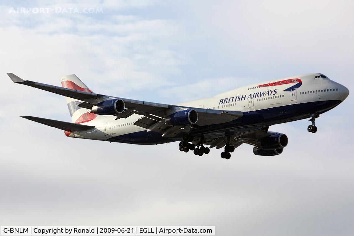 G-BNLM, 1990 Boeing 747-436 C/N 24055, at lhr