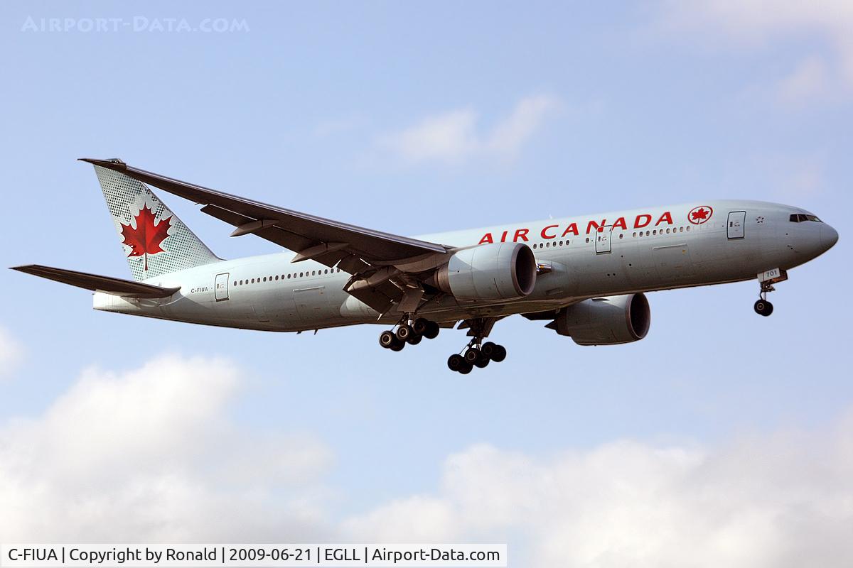 C-FIUA, 2007 Boeing 777-233/LR C/N 35239, at lhr