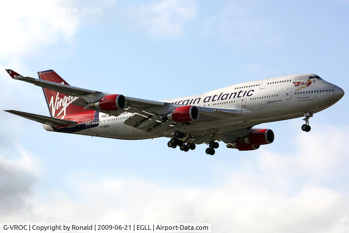 G-VROC, 2003 Boeing 747-41R C/N 32746, at lhr