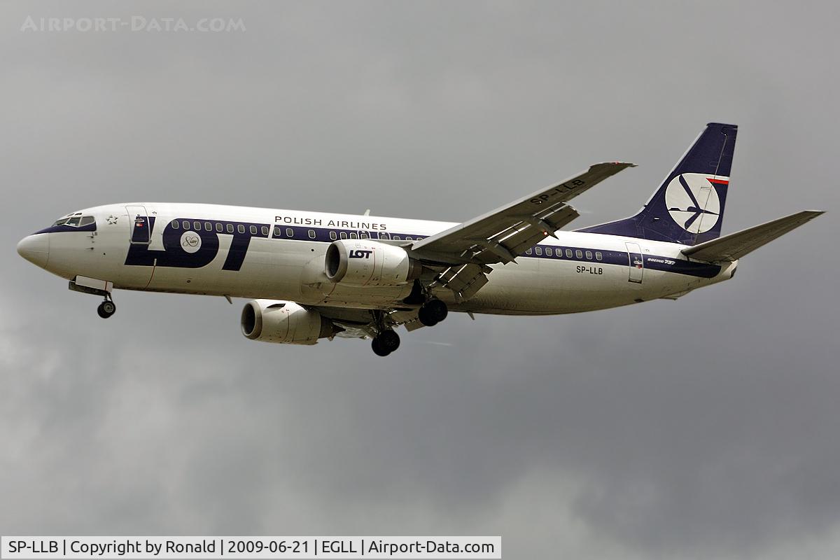 SP-LLB, 1993 Boeing 737-45D C/N 27156/2492, at lhr