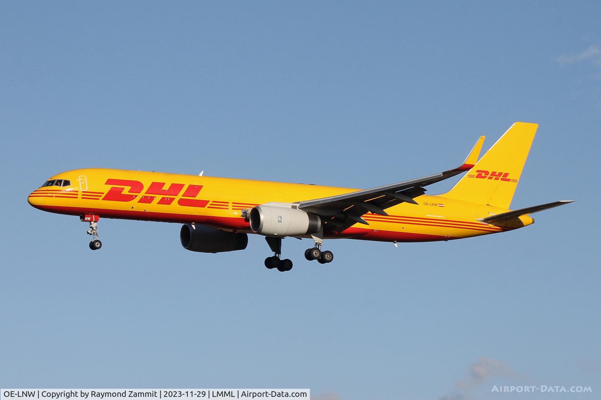 OE-LNW, Boeing 757-223(PCF) C/N 29428, B757 OE-LNW DHL Air Austria