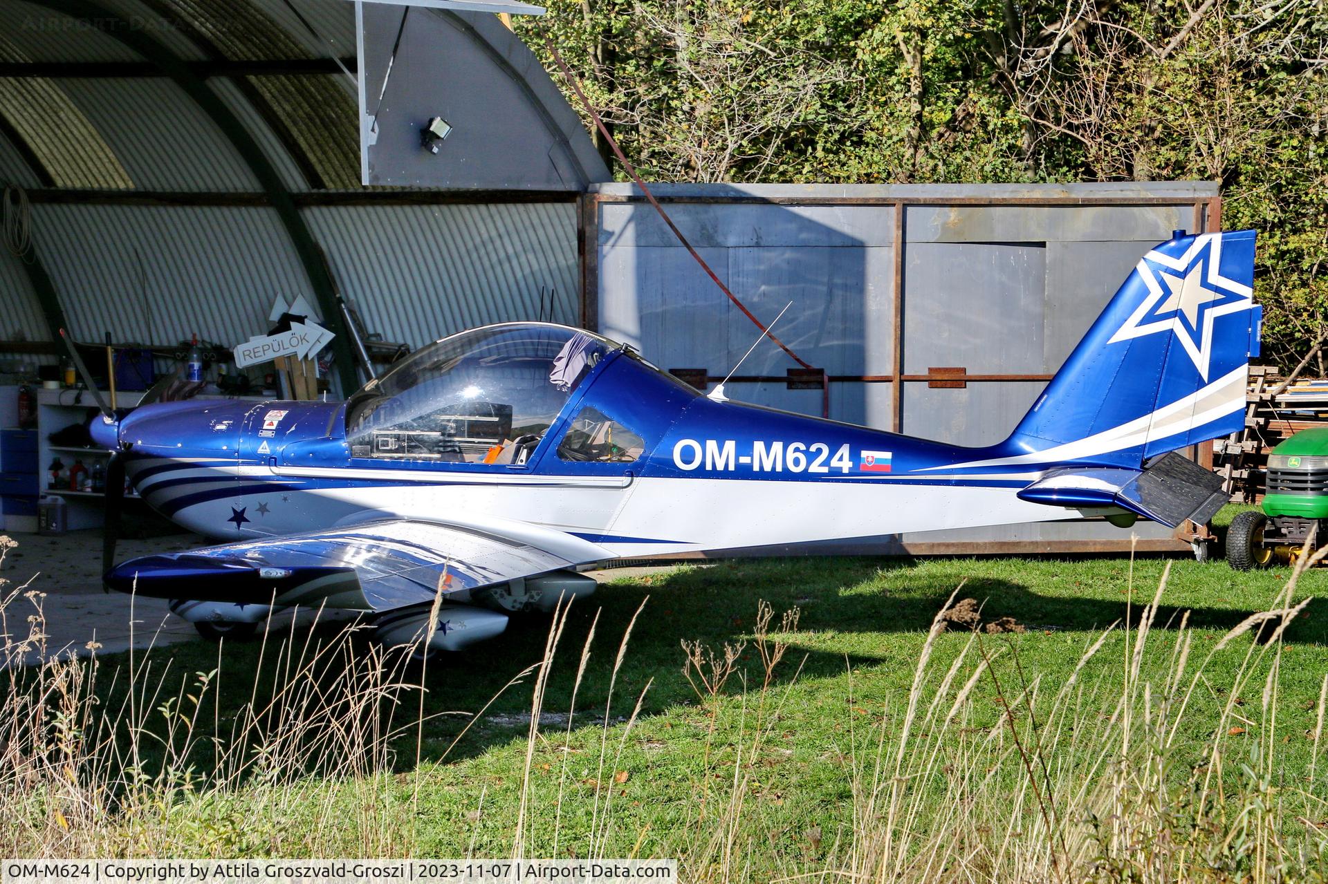 OM-M624, 2007 Evektor-Aerotechnik EV-97 Eurostar C/N 2007-3101, Zirc-Tündérmajor Airfield, Hungary