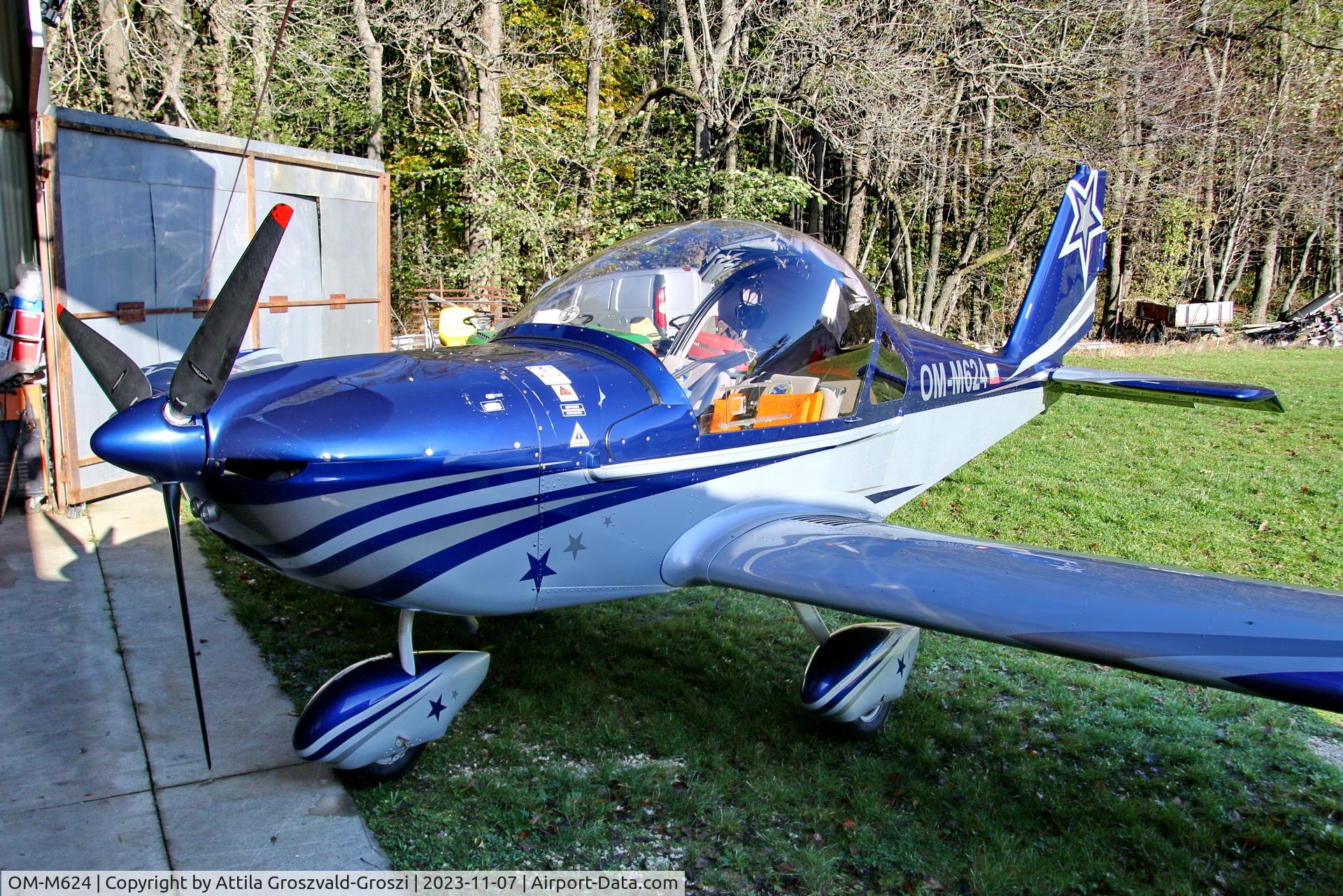 OM-M624, 2007 Evektor-Aerotechnik EV-97 Eurostar C/N 2007-3101, Zirc-Tündérmajor Airfield, Hungary