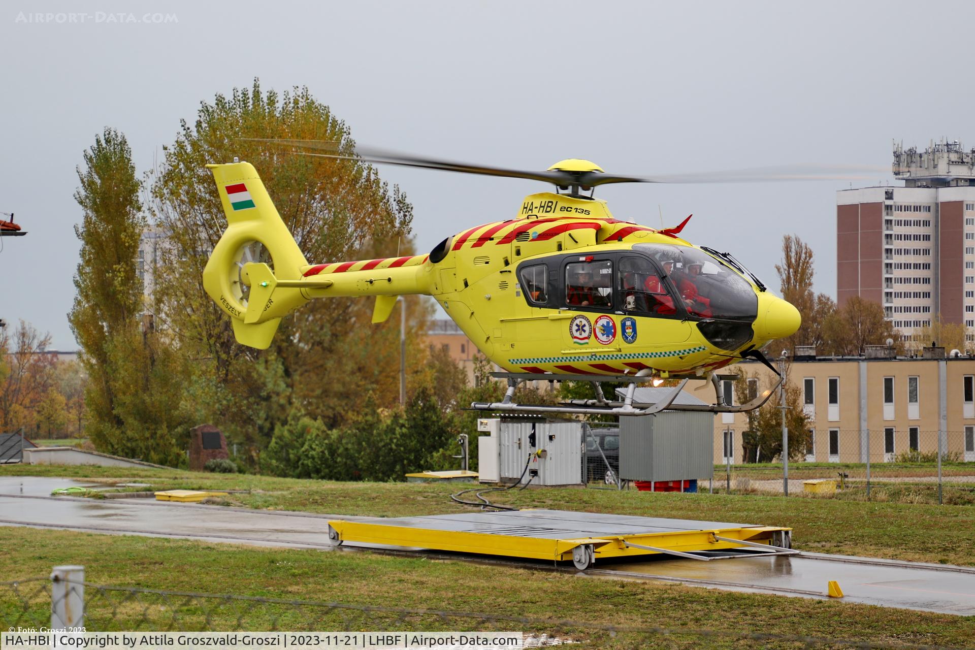 HA-HBI, 2004 Eurocopter EC-135 P2+ C/N 0357, LHBF - Balatonfüred Aerial Ambulance Base, Hungary