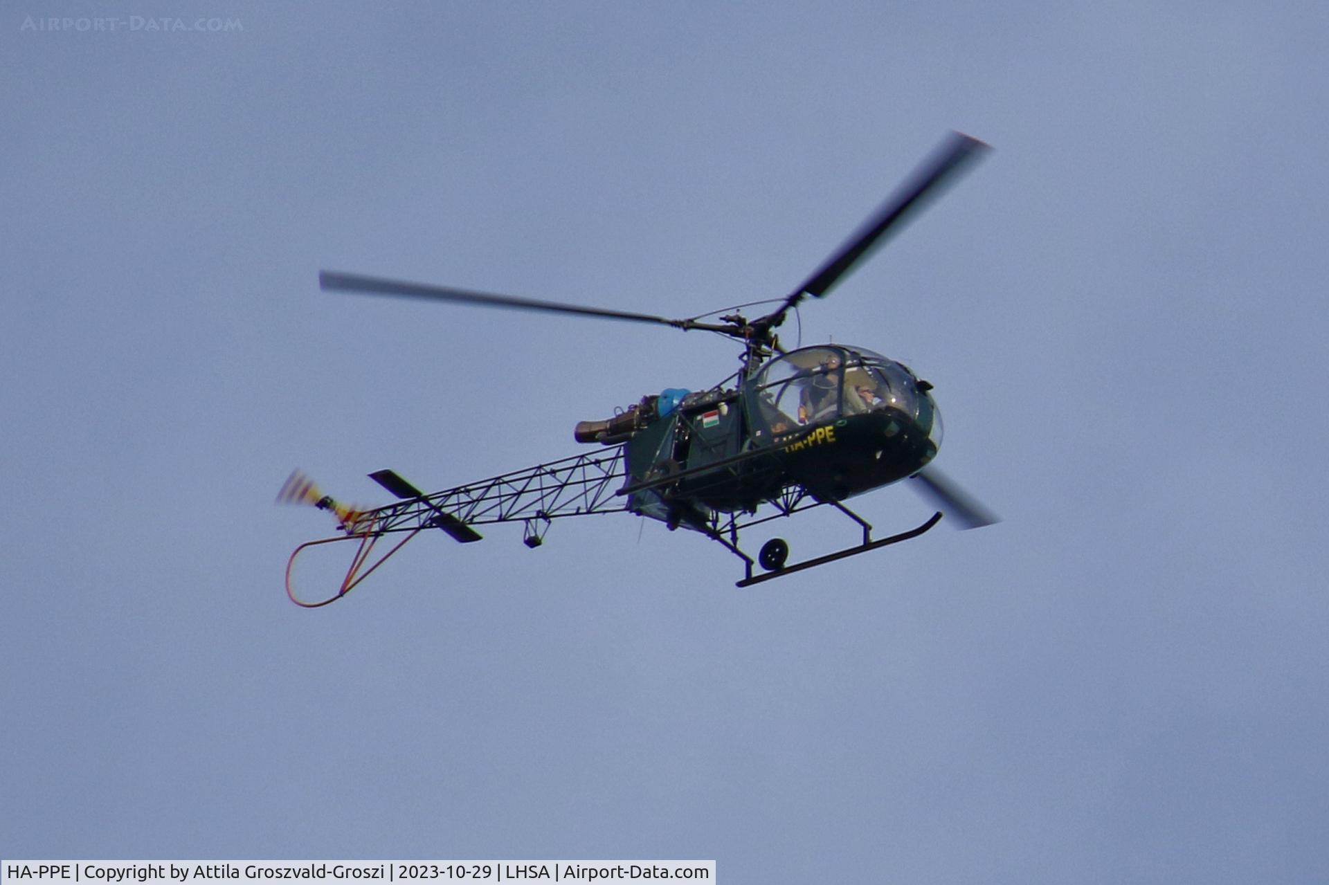 HA-PPE, Sud SA-318C Alouette AST C/N 2046, LHSA - In the airspace of Szentkirályszabadja Airport, Hungary
