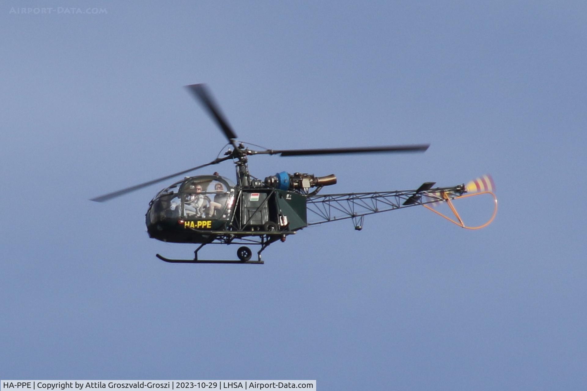HA-PPE, Sud SA-318C Alouette AST C/N 2046, LHSA - In the airspace of Szentkirályszabadja Airport, Hungary