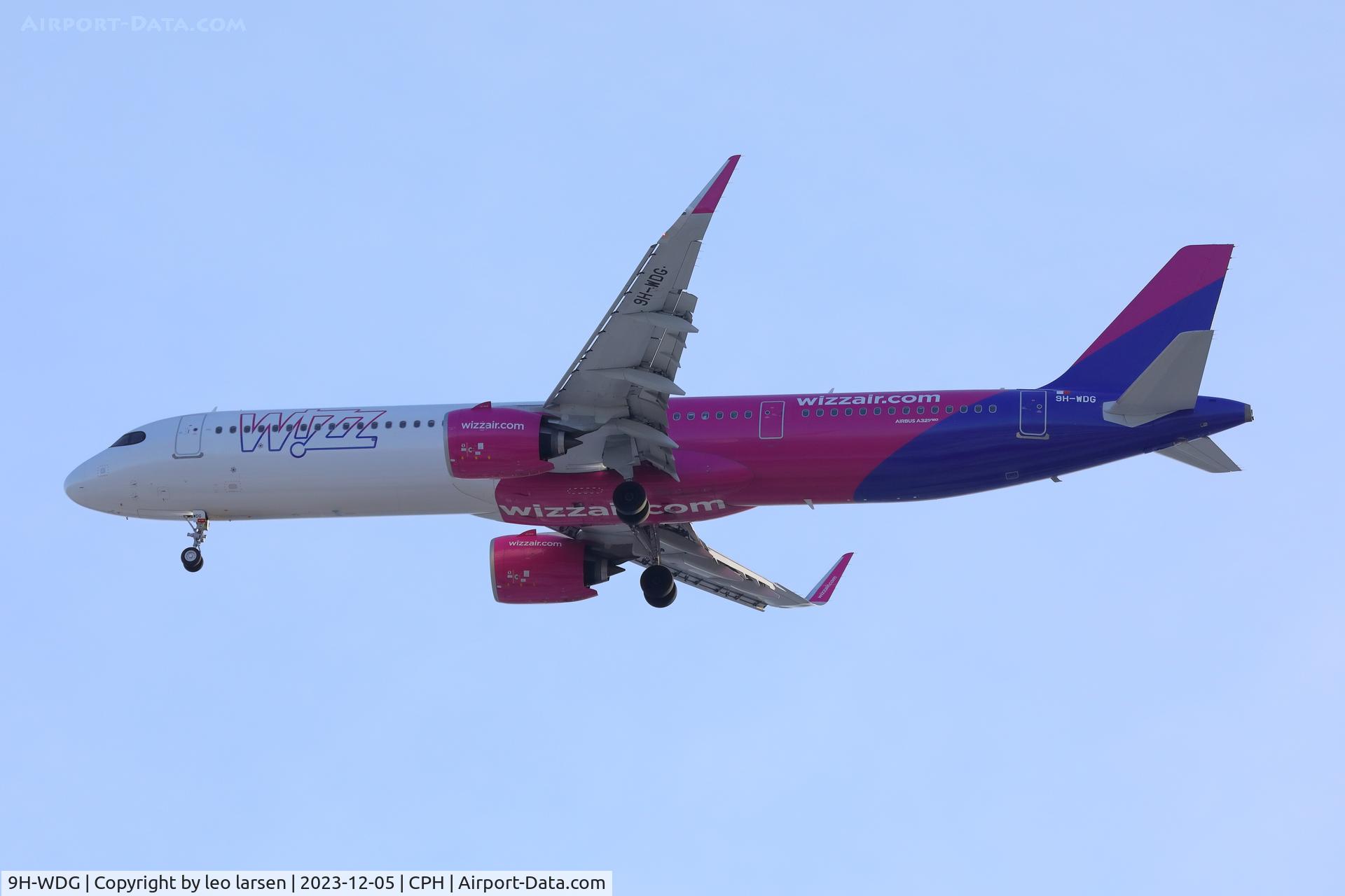 9H-WDG, 2023 Airbus A321-271NX C/N 11499, Copenhagen 5.12.2023