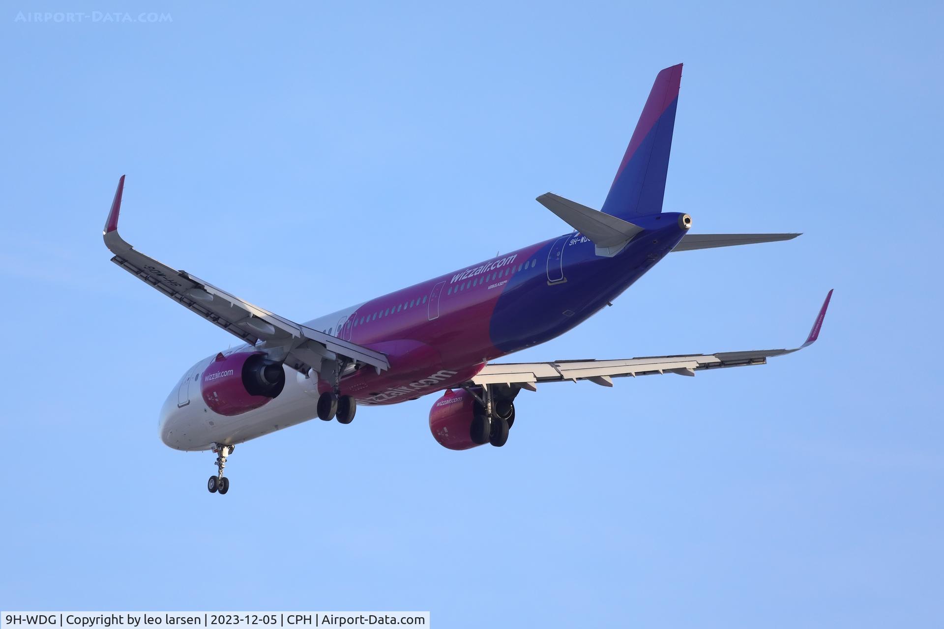 9H-WDG, 2023 Airbus A321-271NX C/N 11499, Copenhagen 5.12.2023 l/d R-04R