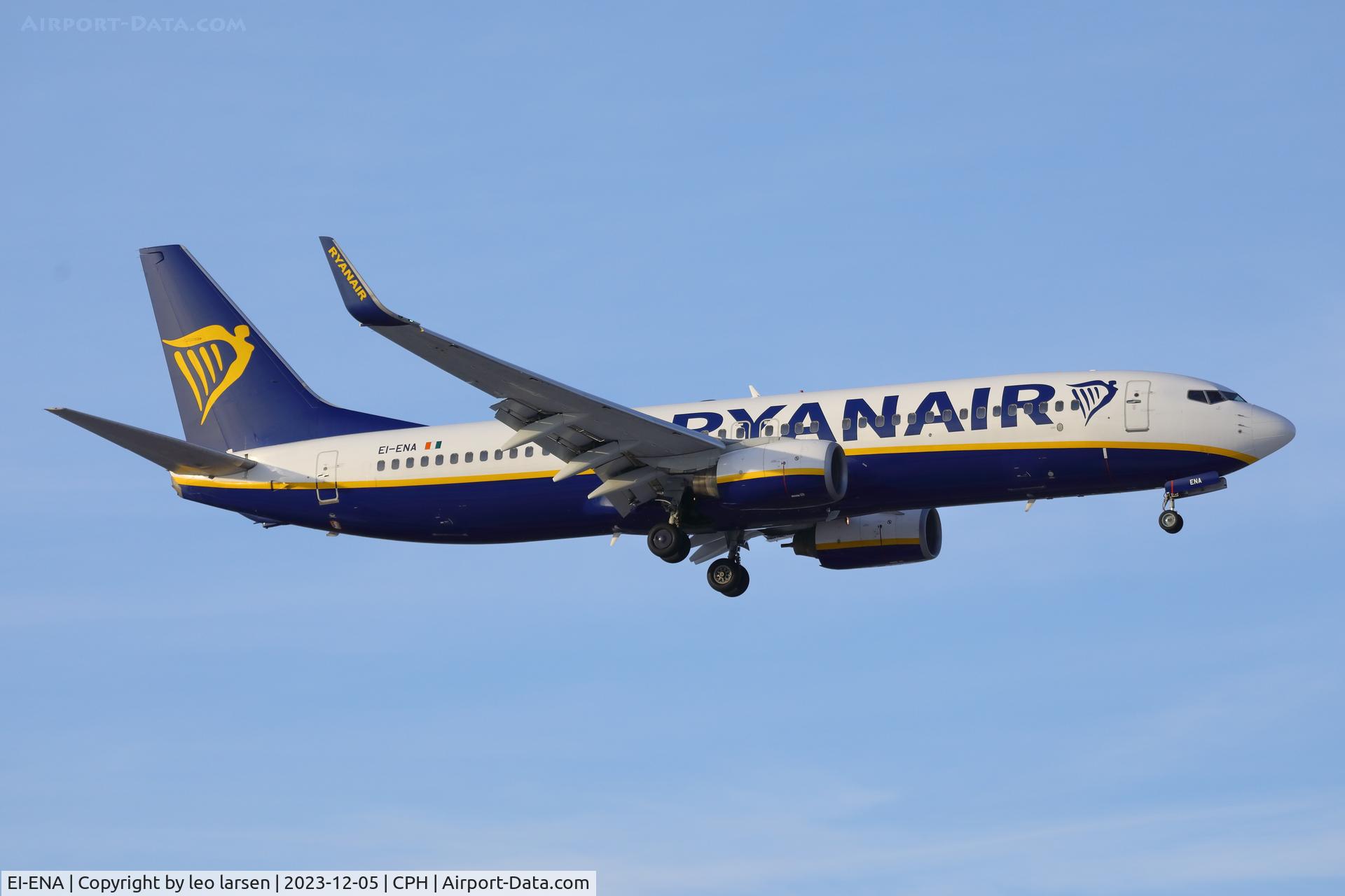 EI-ENA, 2010 Boeing 737-8AS C/N 34983, Copenhagen 5.12.2023