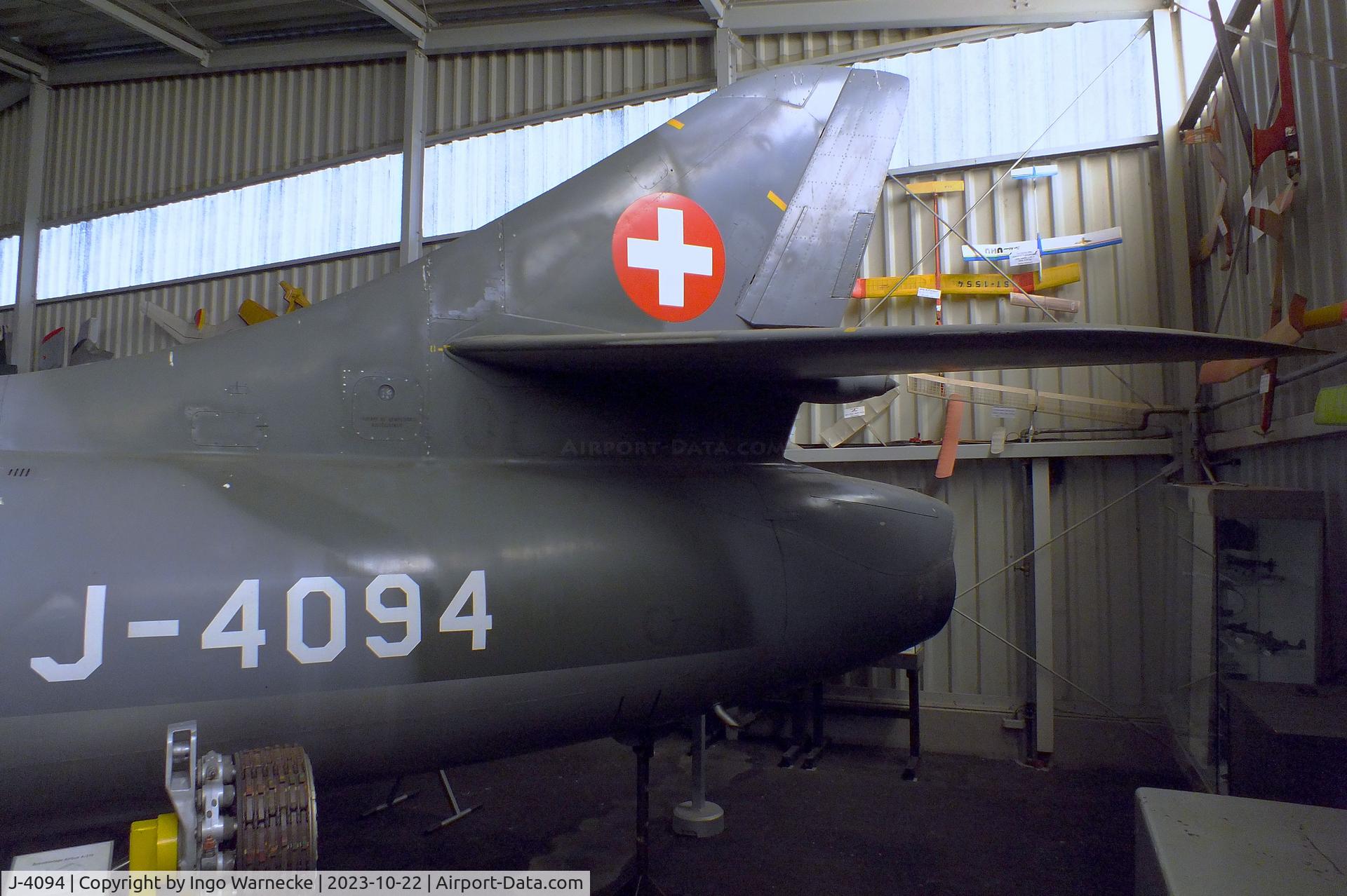 J-4094, Hawker Hunter F.58 C/N 41H-697461, Hawker Hunter F58 at the Österreichisches Luftfahrtmuseum (Austrian Aviation Museum), Graz-Thalerhof