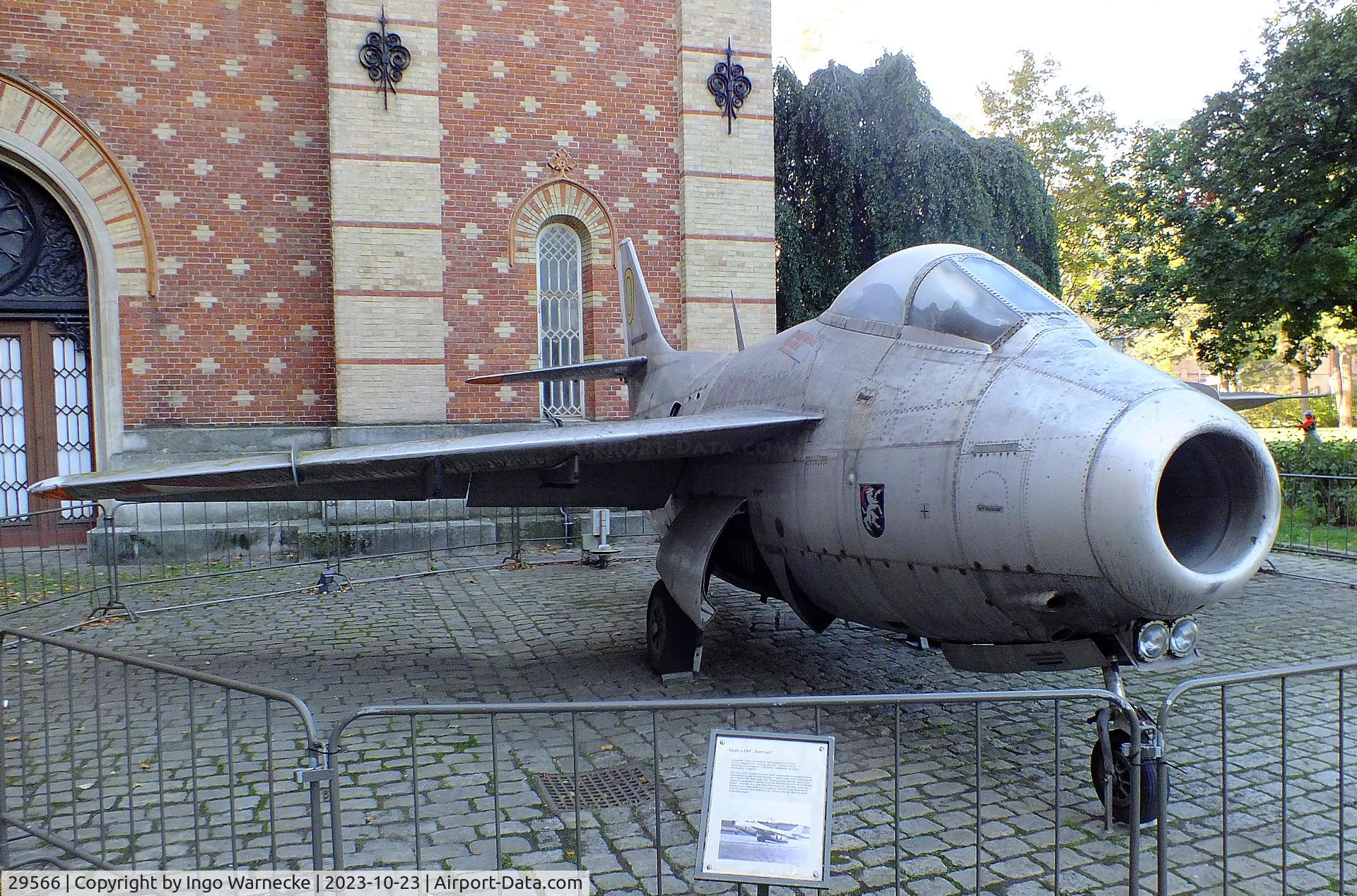 29566, Saab J-29F Tunnan C/N 29566, SAAB J29F Tunnan at the Heeresgeschichtliches Museum (HGM, Museum of Military History), Wien (Vienna)