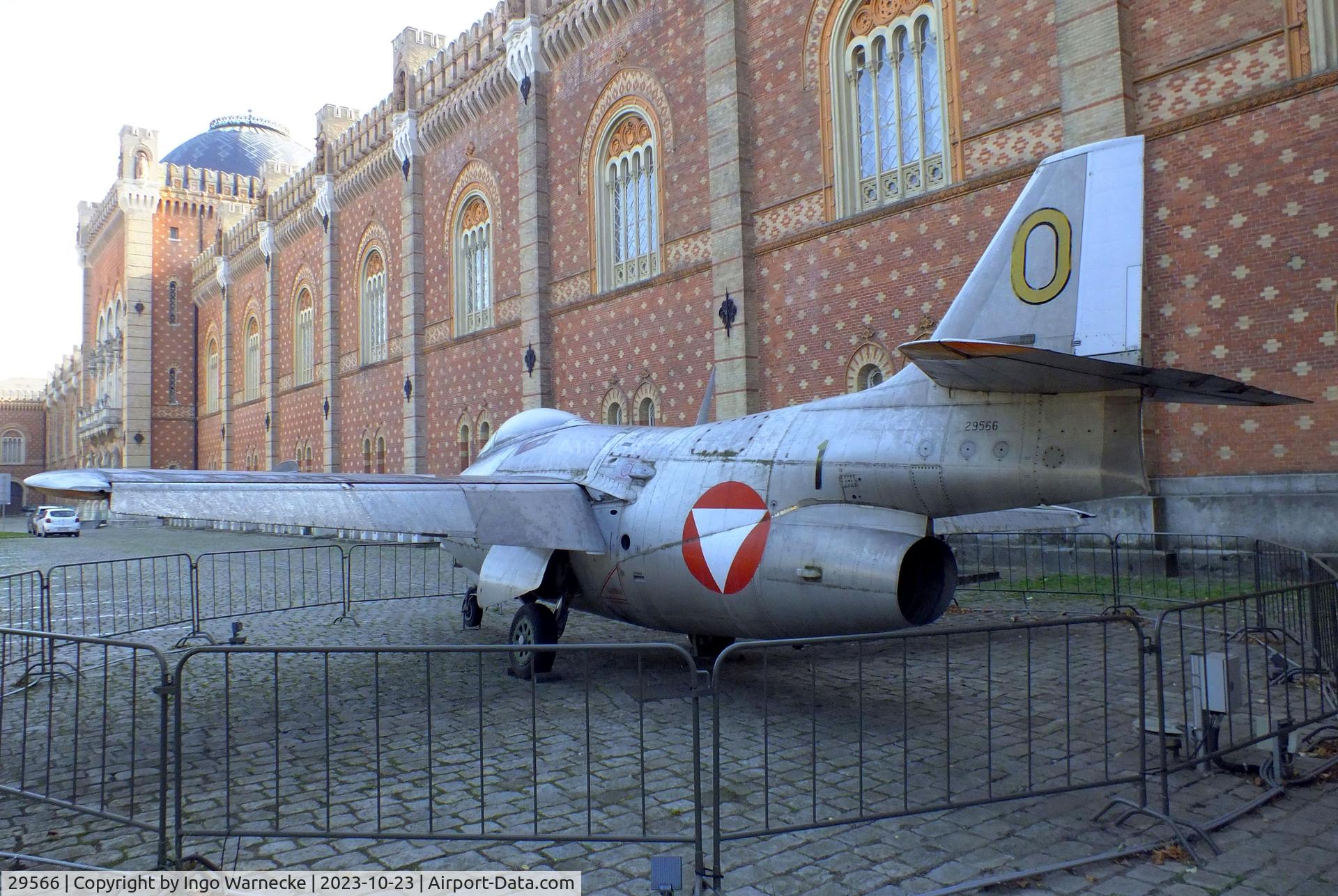 29566, Saab J-29F Tunnan C/N 29566, SAAB J29F Tunnan at the Heeresgeschichtliches Museum (HGM, Museum of Military History), Wien (Vienna)
