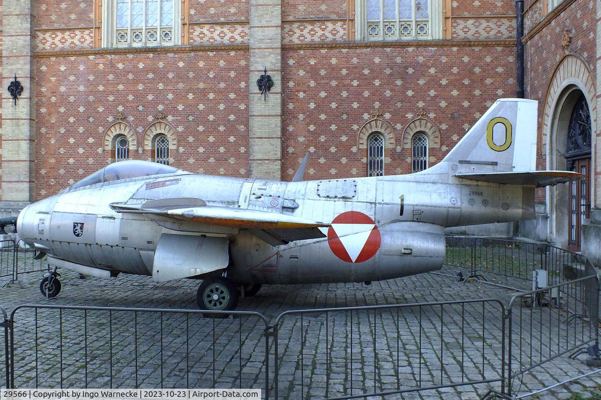29566, Saab J-29F Tunnan C/N 29566, SAAB J29F Tunnan at the Heeresgeschichtliches Museum (HGM, Museum of Military History), Wien (Vienna)
