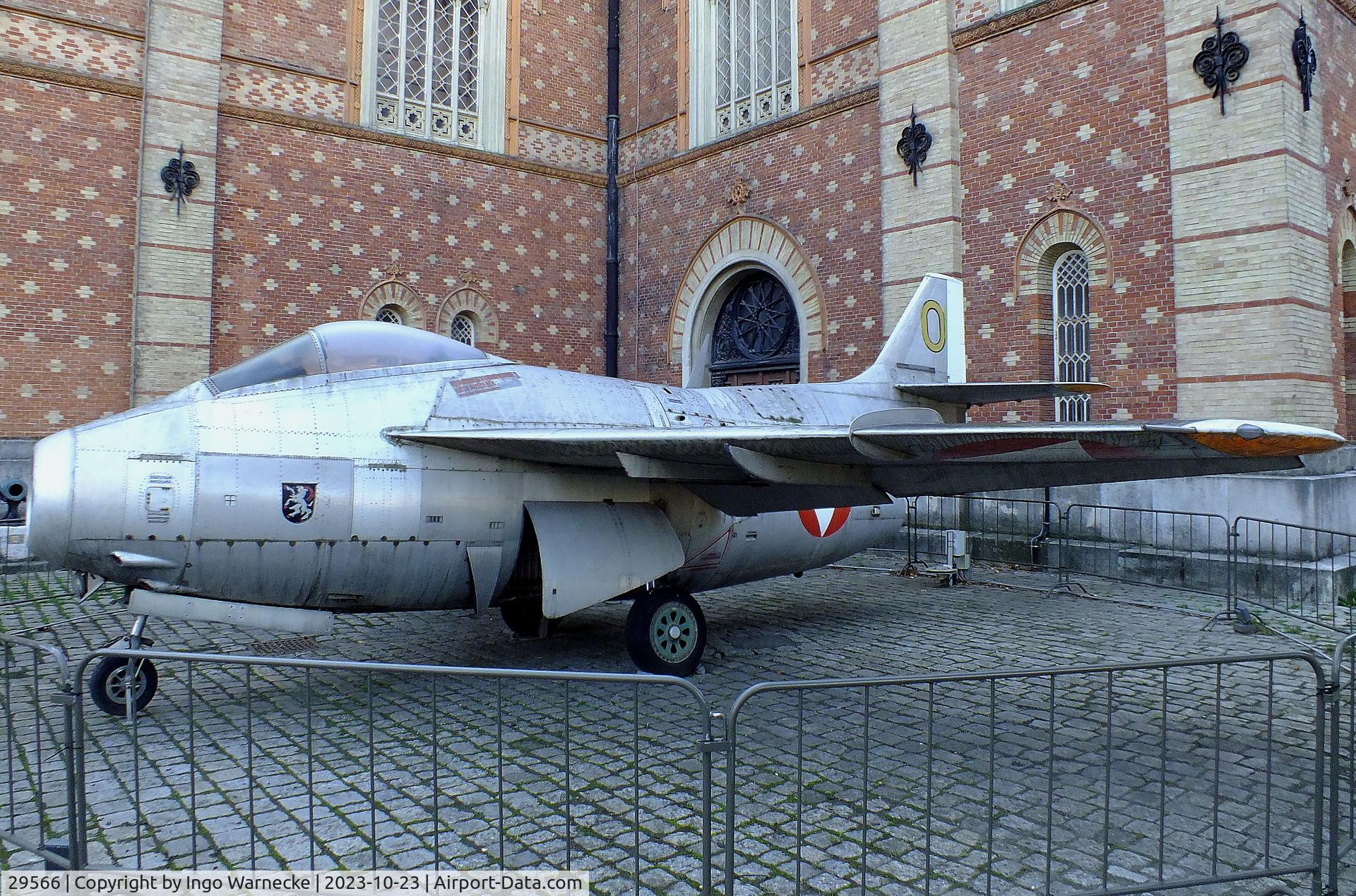 29566, Saab J-29F Tunnan C/N 29566, SAAB J29F Tunnan at the Heeresgeschichtliches Museum (HGM, Museum of Military History), Wien (Vienna)