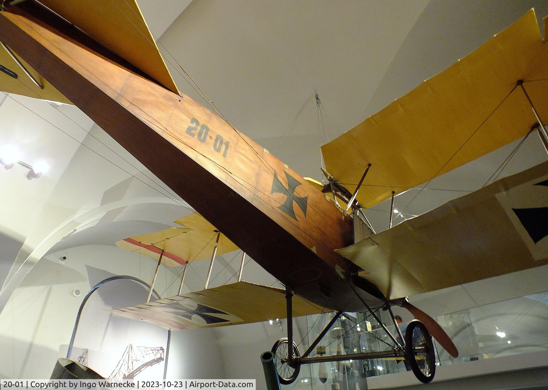20-01, 1914 Albatros B II C/N 01, Albatros B II first prototype at the Heeresgeschichtliches Museum (HGM, Museum of Military History), Wien (Vienna)