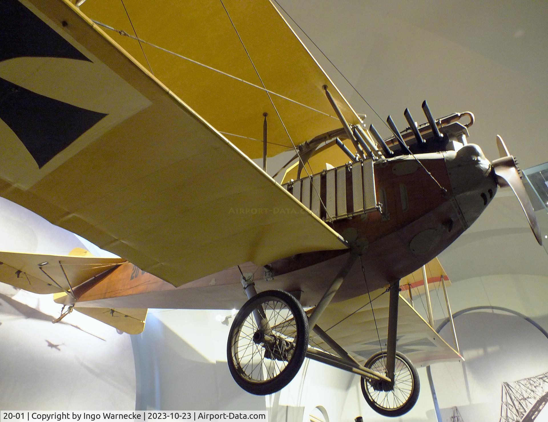 20-01, 1914 Albatros B II C/N 01, Albatros B II first prototype at the Heeresgeschichtliches Museum (HGM, Museum of Military History), Wien (Vienna)