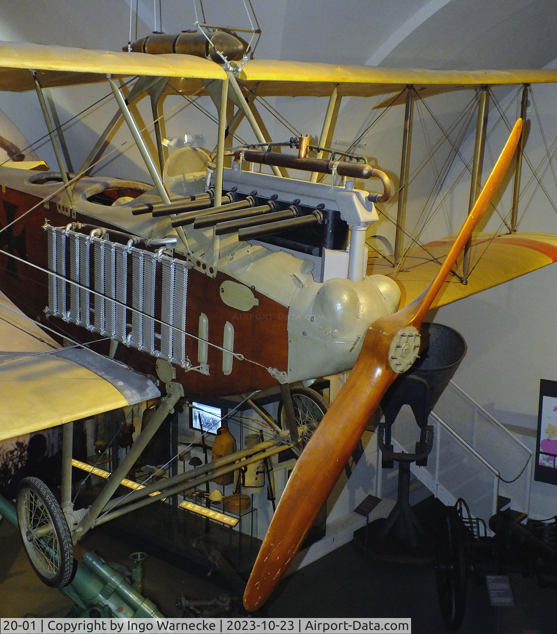 20-01, 1914 Albatros B II C/N 01, Albatros B II first prototype at the Heeresgeschichtliches Museum (HGM, Museum of Military History), Wien (Vienna)