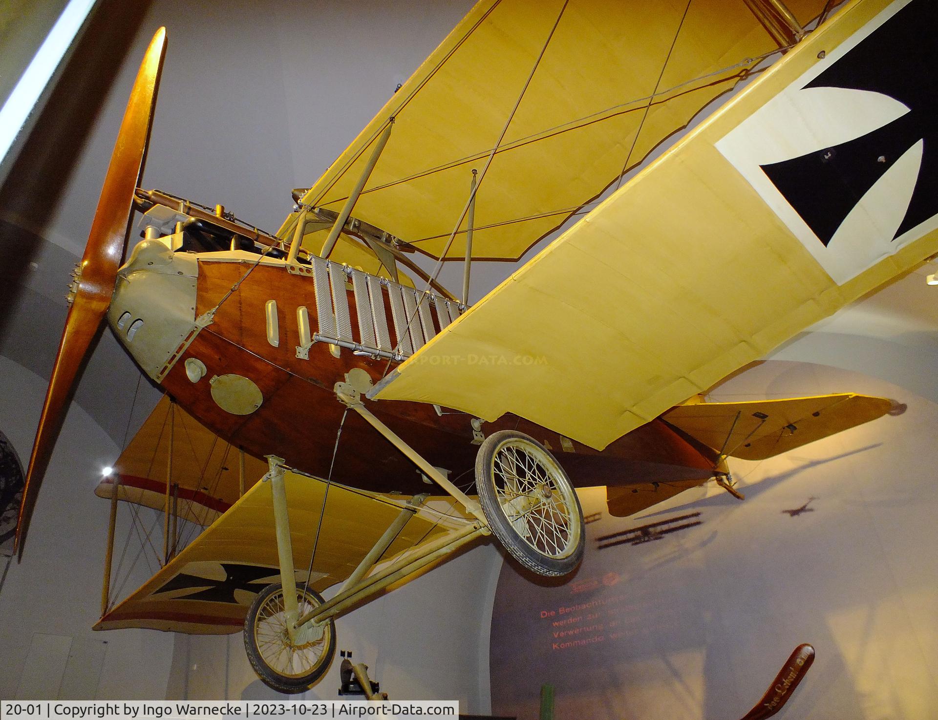 20-01, 1914 Albatros B II C/N 01, Albatros B II first prototype at the Heeresgeschichtliches Museum (HGM, Museum of Military History), Wien (Vienna)
