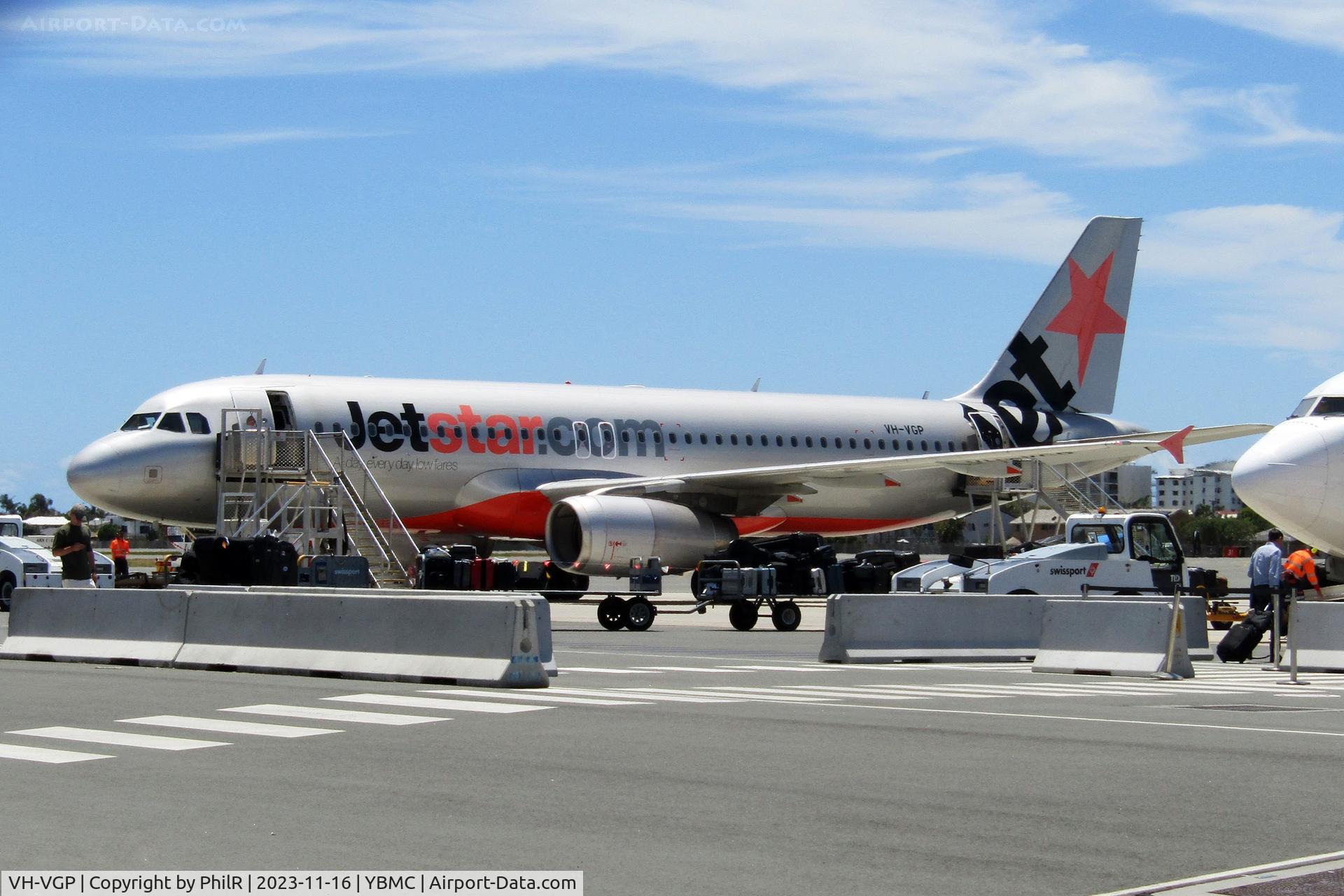 VH-VGP, 2010 Airbus A320-232 C/N 4343, VH-VGP 2010 Airbus A320-200 Jetstar Airways Maroochydore 08.11.23 (1)