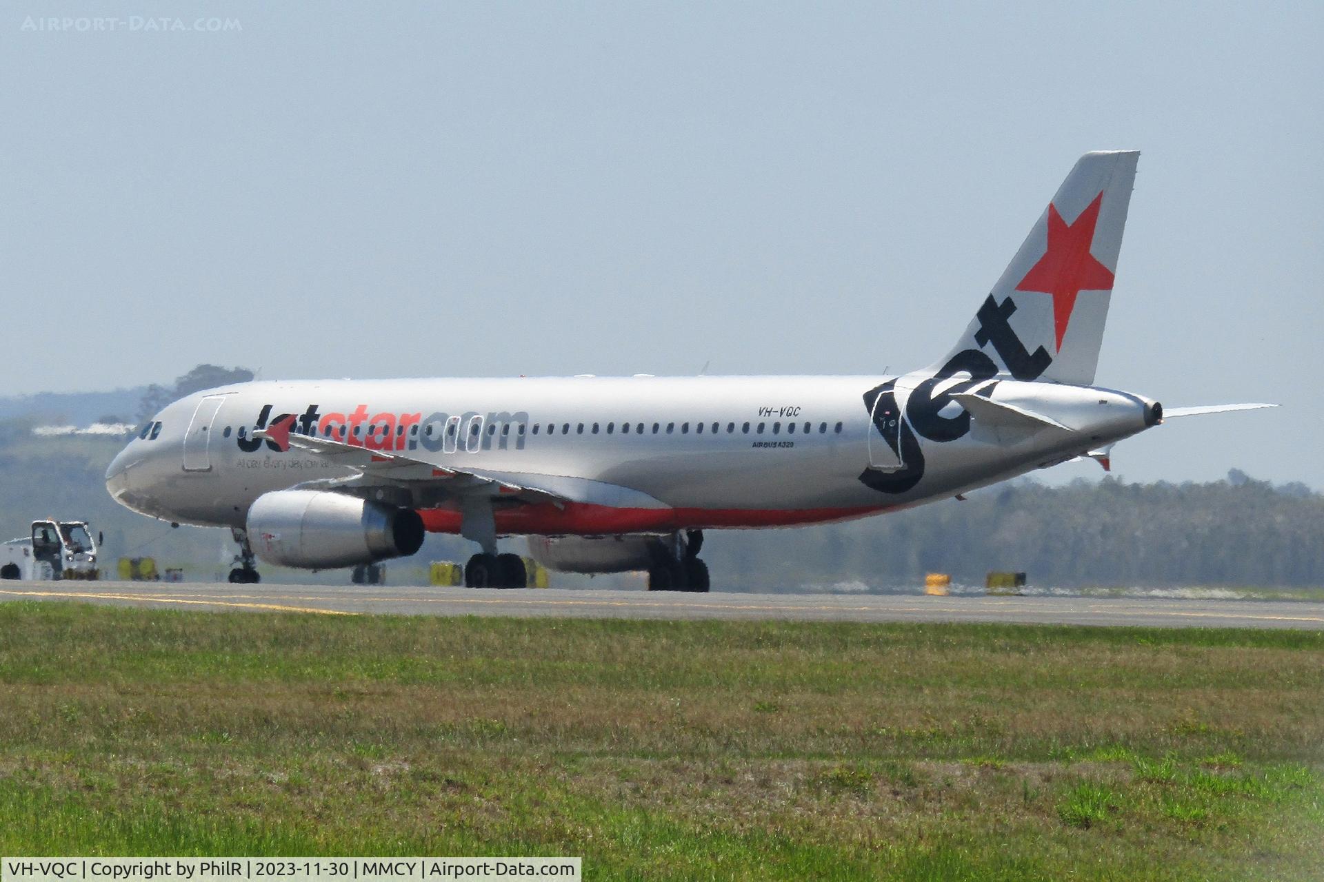 VH-VQC, 2008 Airbus A320-232 C/N 3668, VH-VQC 2008 Airbus A320-200 Jetstar Airways Maroochydore 30.11.23 (4)