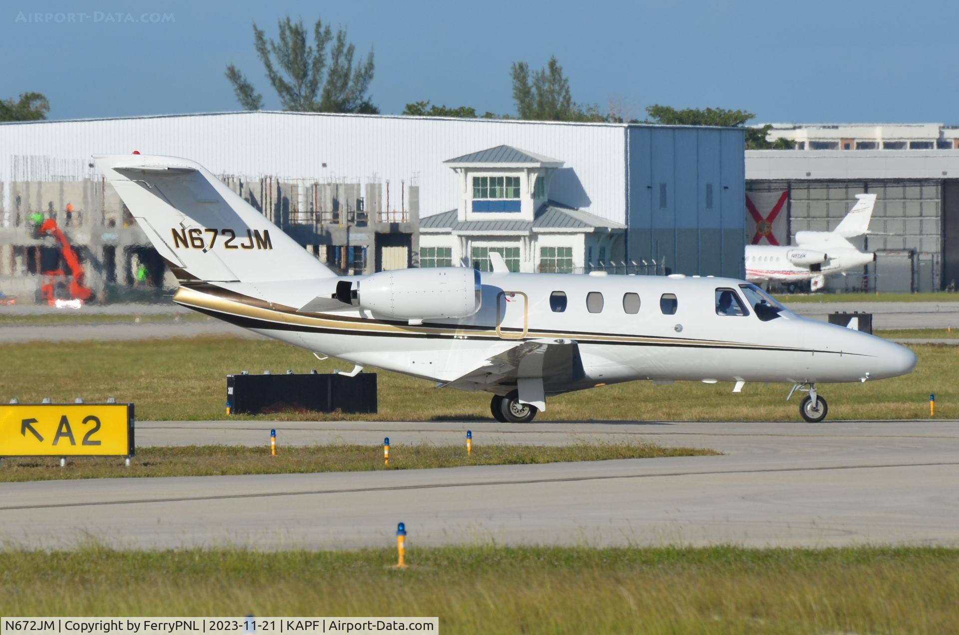 N672JM, 2002 Cessna 525 C/N 525-0485, Arrival of Evan Energy Ivestments Ce525