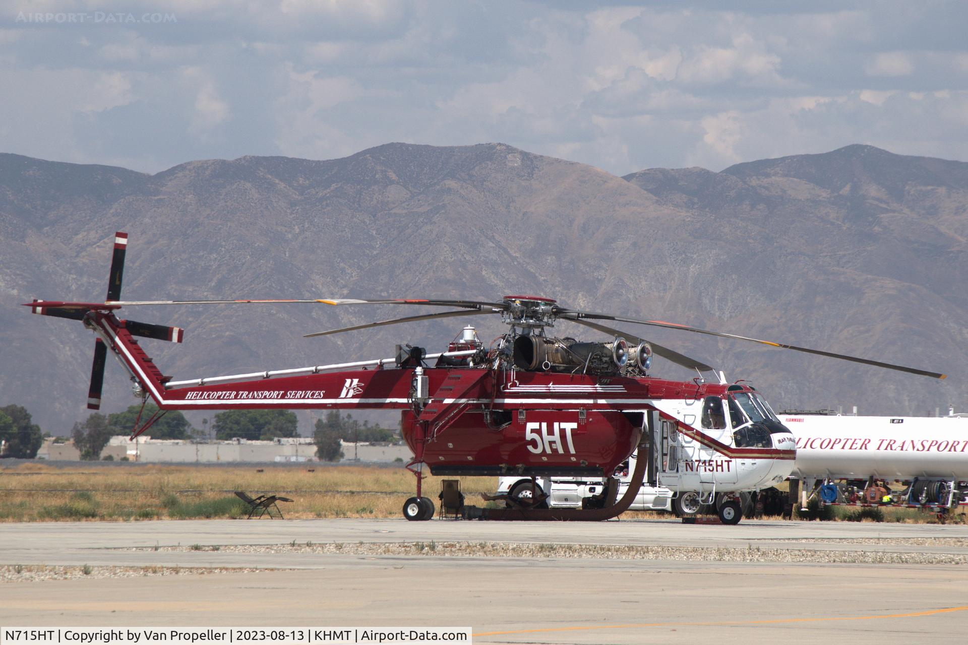 N715HT, 1969 Sikorsky CH-54B Tarhe C/N 64.077, Helicopter Transport Services Sikorsky CH-54B Tarhe tanker 
