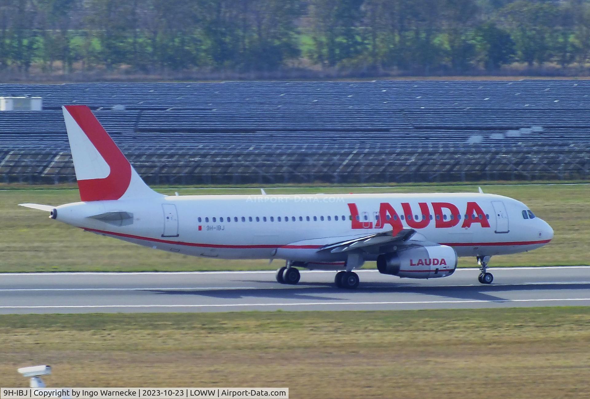 9H-IBJ, 2007 Airbus A320-232 C/N 3259, Airbus A320-232 of Lauda Europe at Wien-Schwechat airport