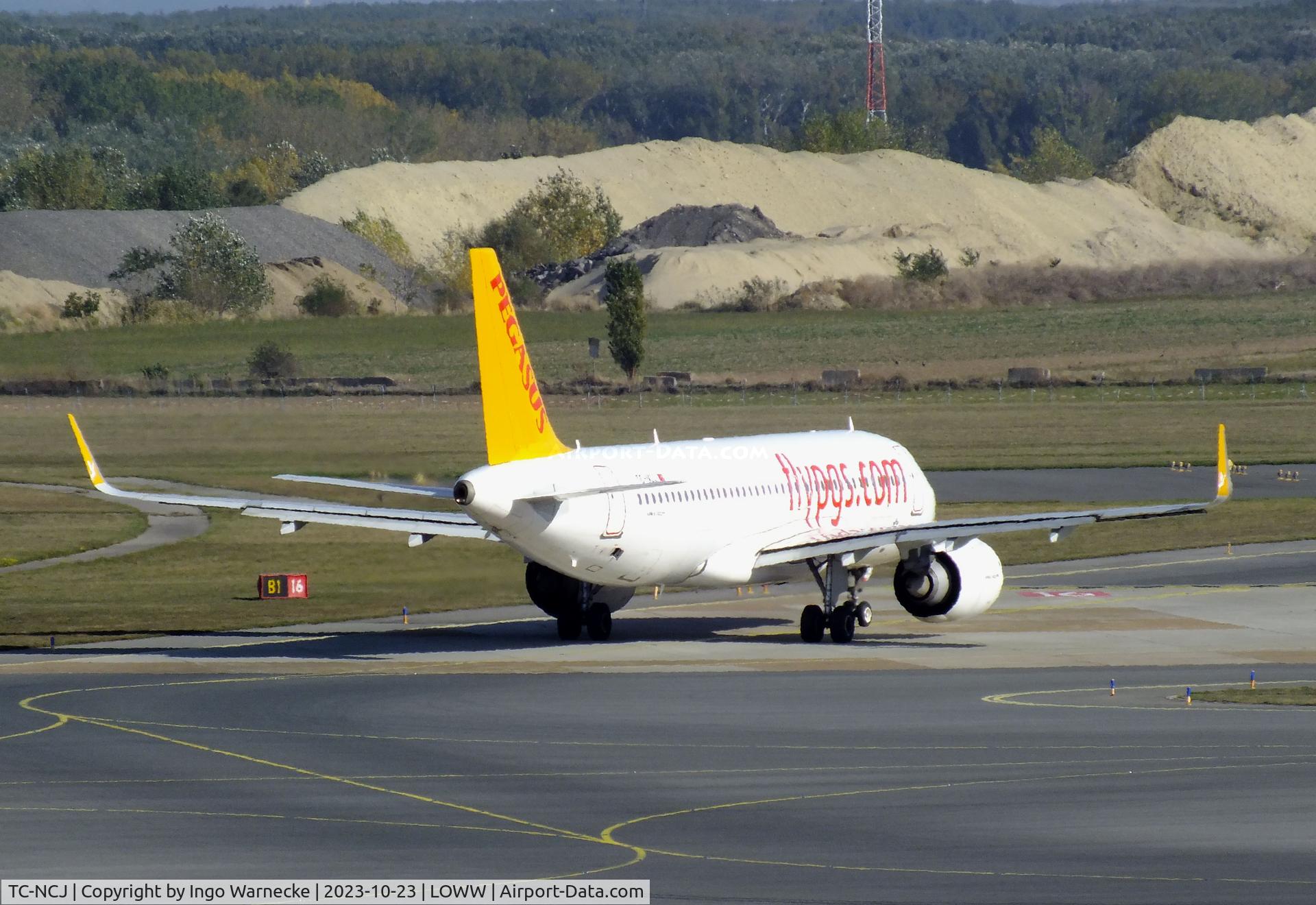 TC-NCJ, 2020 Airbus A320-251N C/N 9307, Airbus A320-251N NEO of Pegasus Airlines at Wien-Schwechat airport