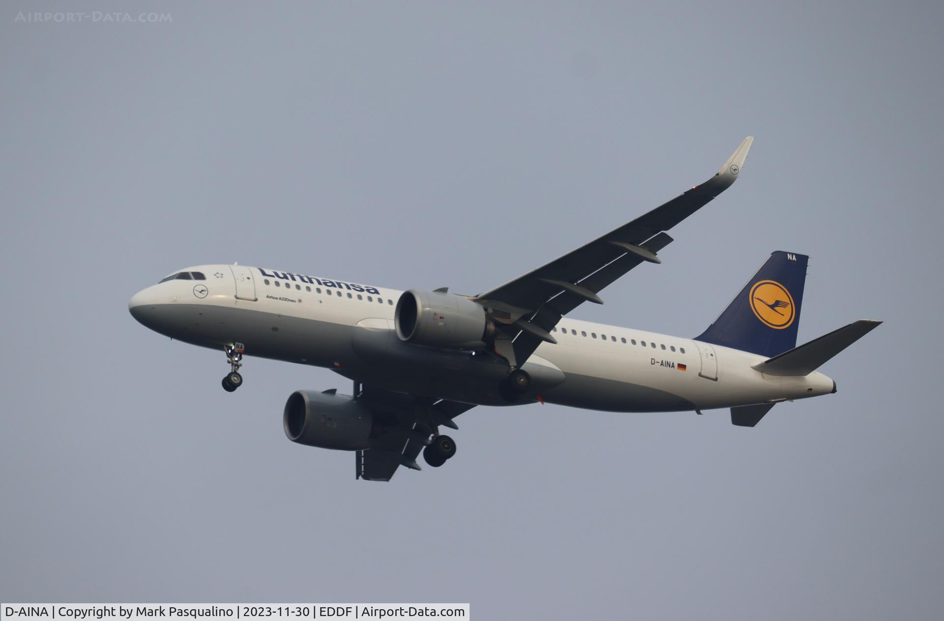D-AINA, 2015 Airbus A320-271N C/N 6801, Airbus A320-271N