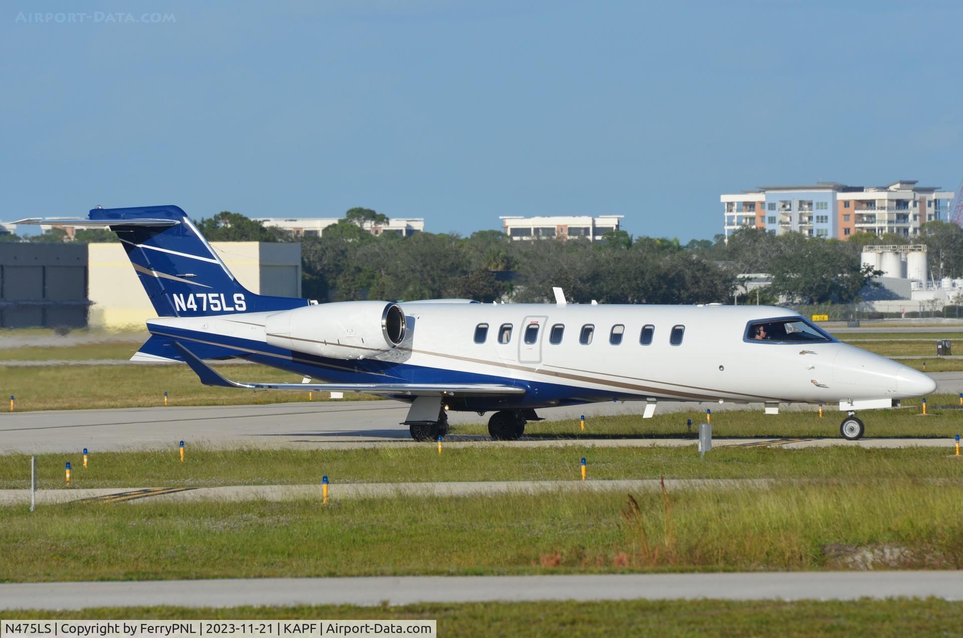 N475LS, 2021 Learjet 75 C/N N475LS, This Learjet 75 just arrived in APF