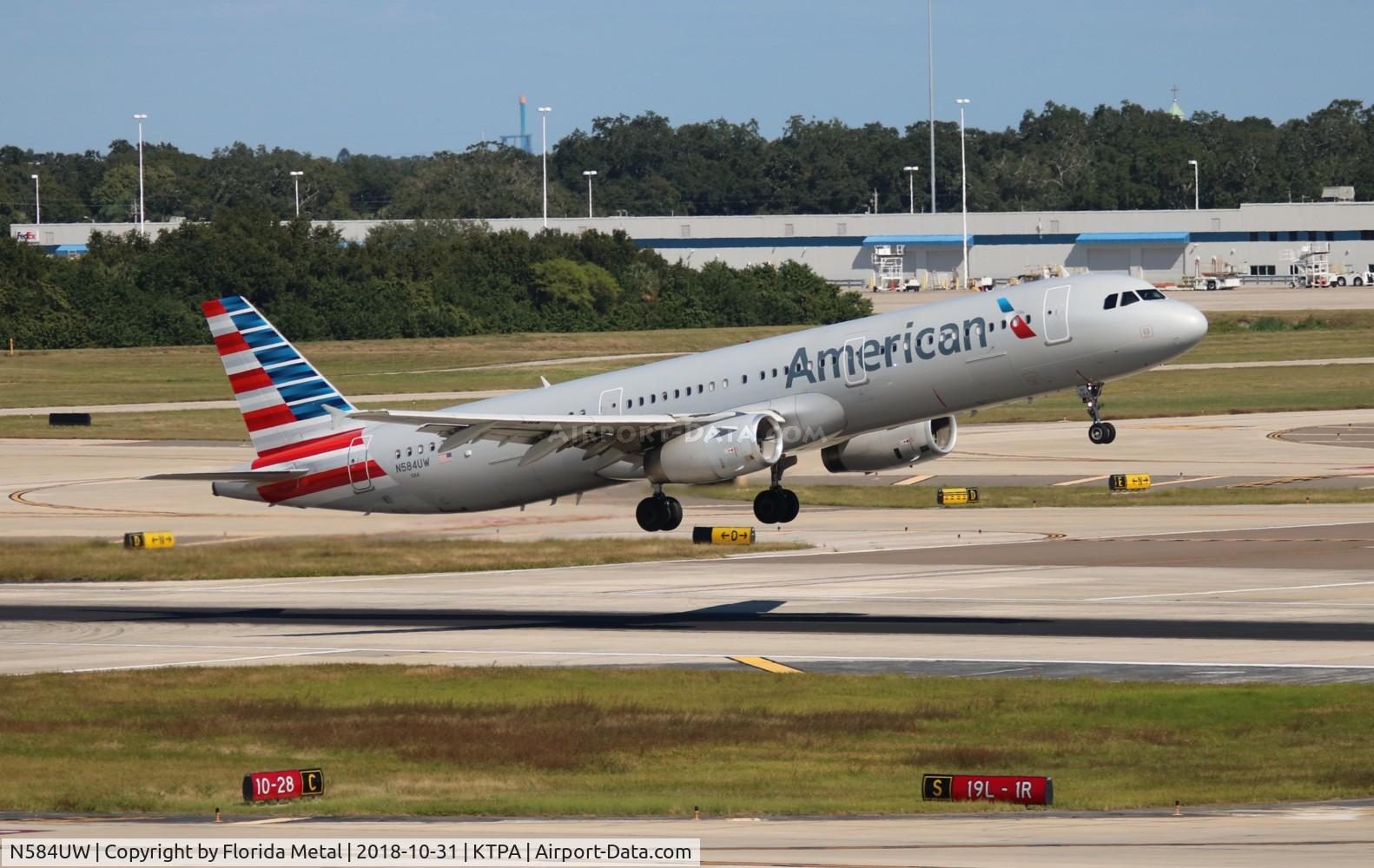 N584UW, 2014 Airbus A321-231 C/N 6194, AAL A321 zx TPA-KORD