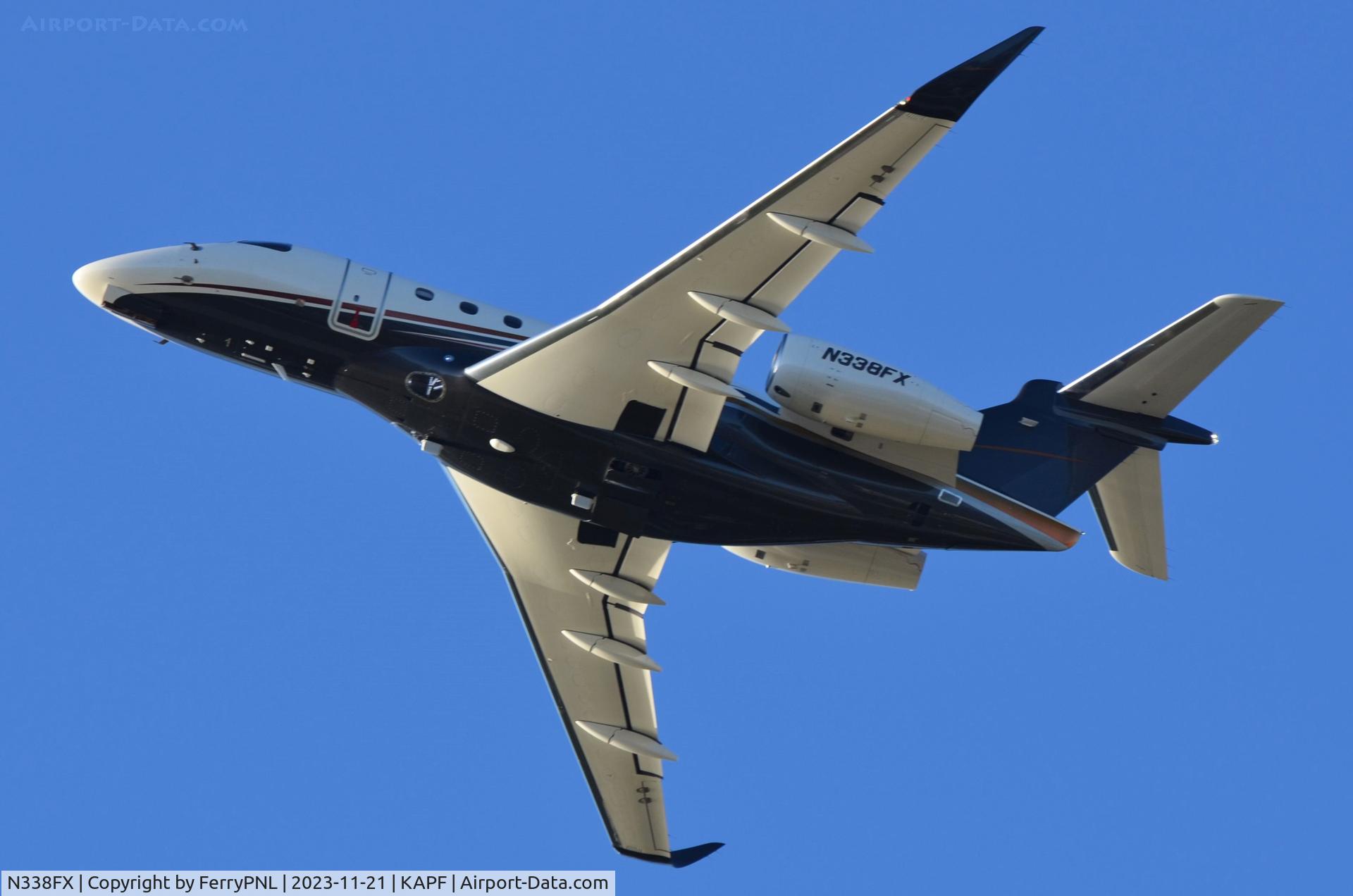 N338FX, 2023 Embraer EMB-545 Praetor 500 C/N 55010114, Flexjet EMB545 Praetor taking-off
