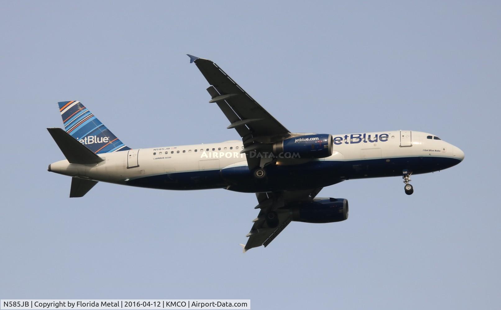 N585JB, 2004 Airbus A320-232 C/N 2159, JBU A320 zx