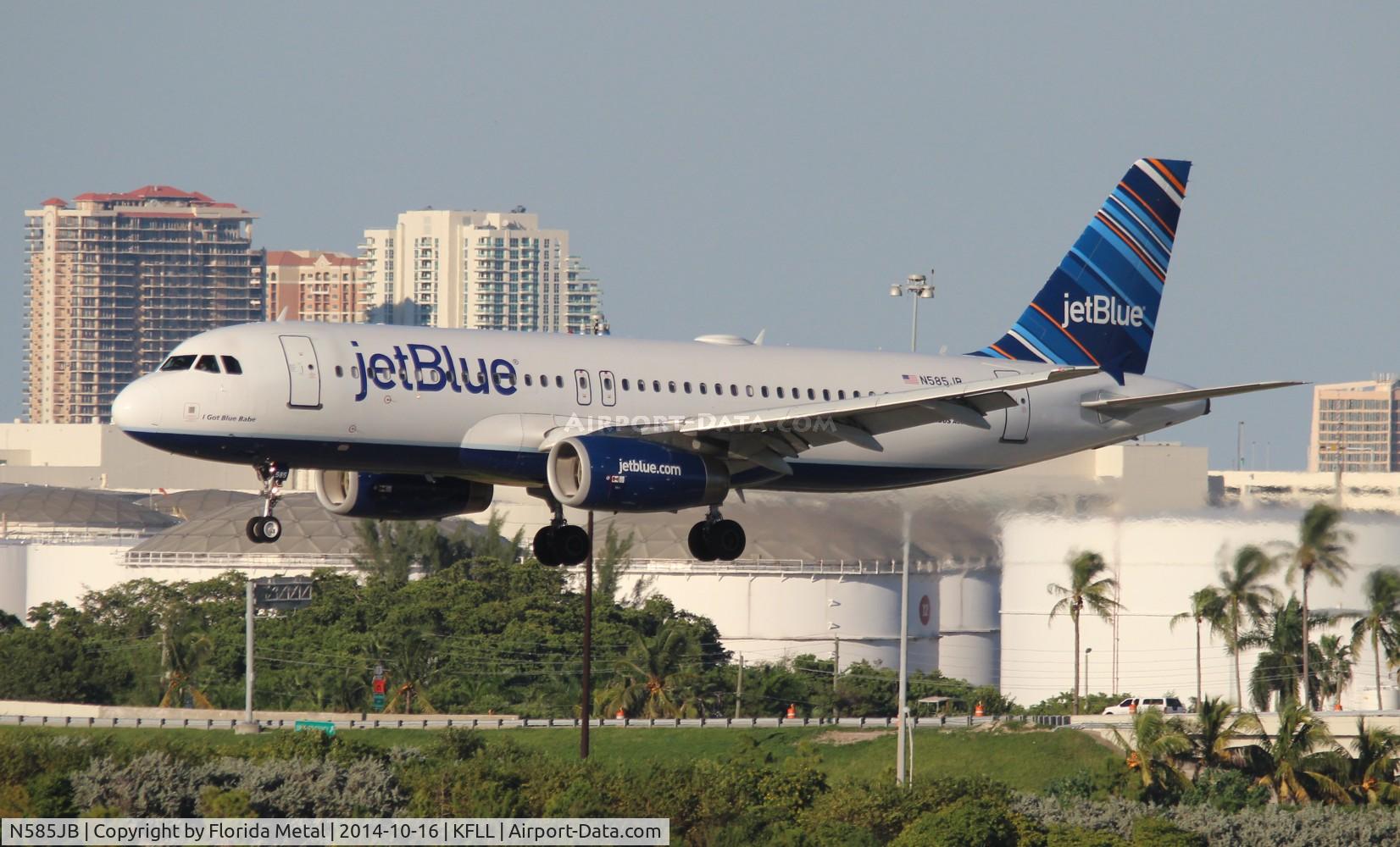 N585JB, 2004 Airbus A320-232 C/N 2159, JBU A320 zx