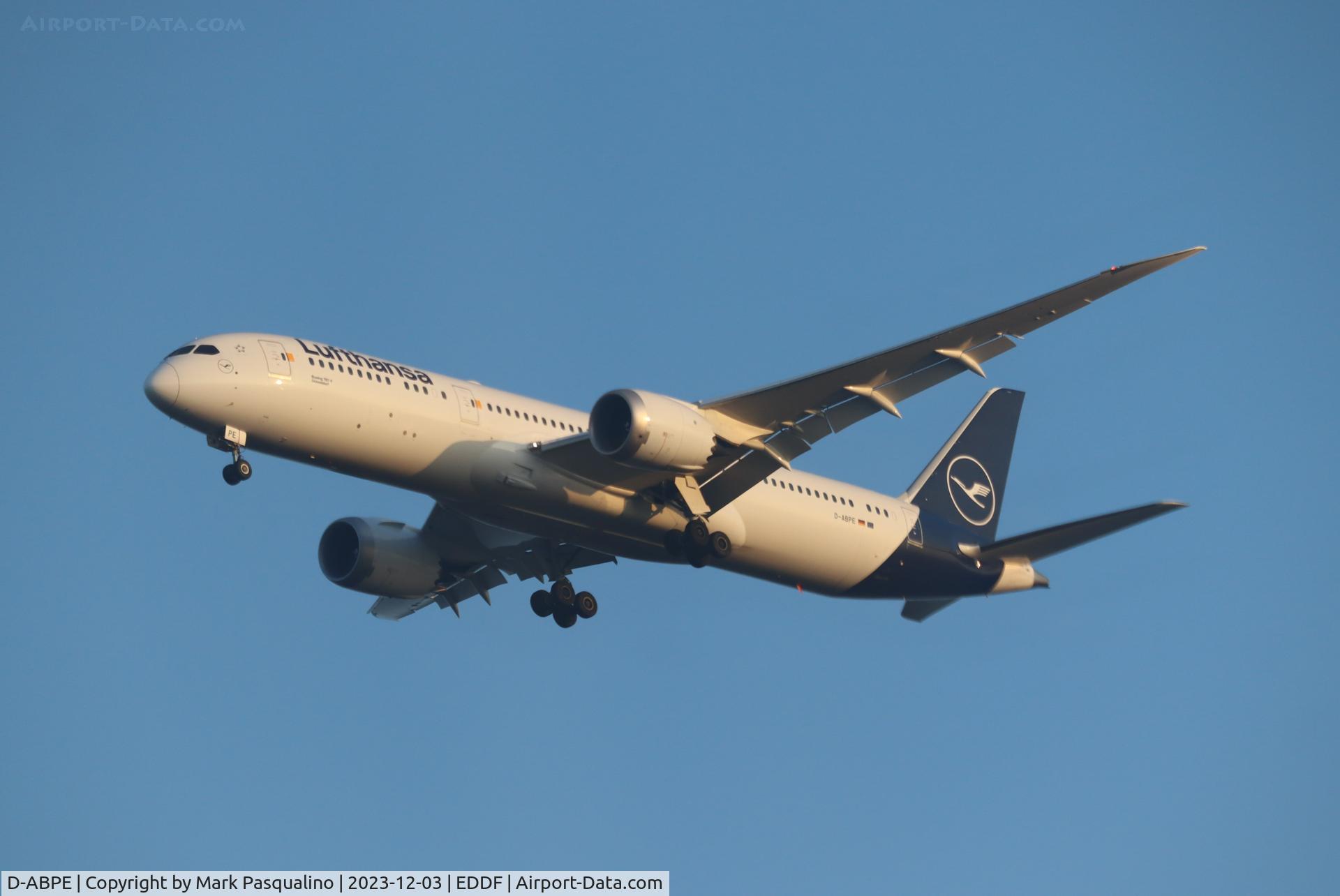 D-ABPE, 2023 Boeing 787-9 Dreamliner C/N 62143, Boeing 787-9