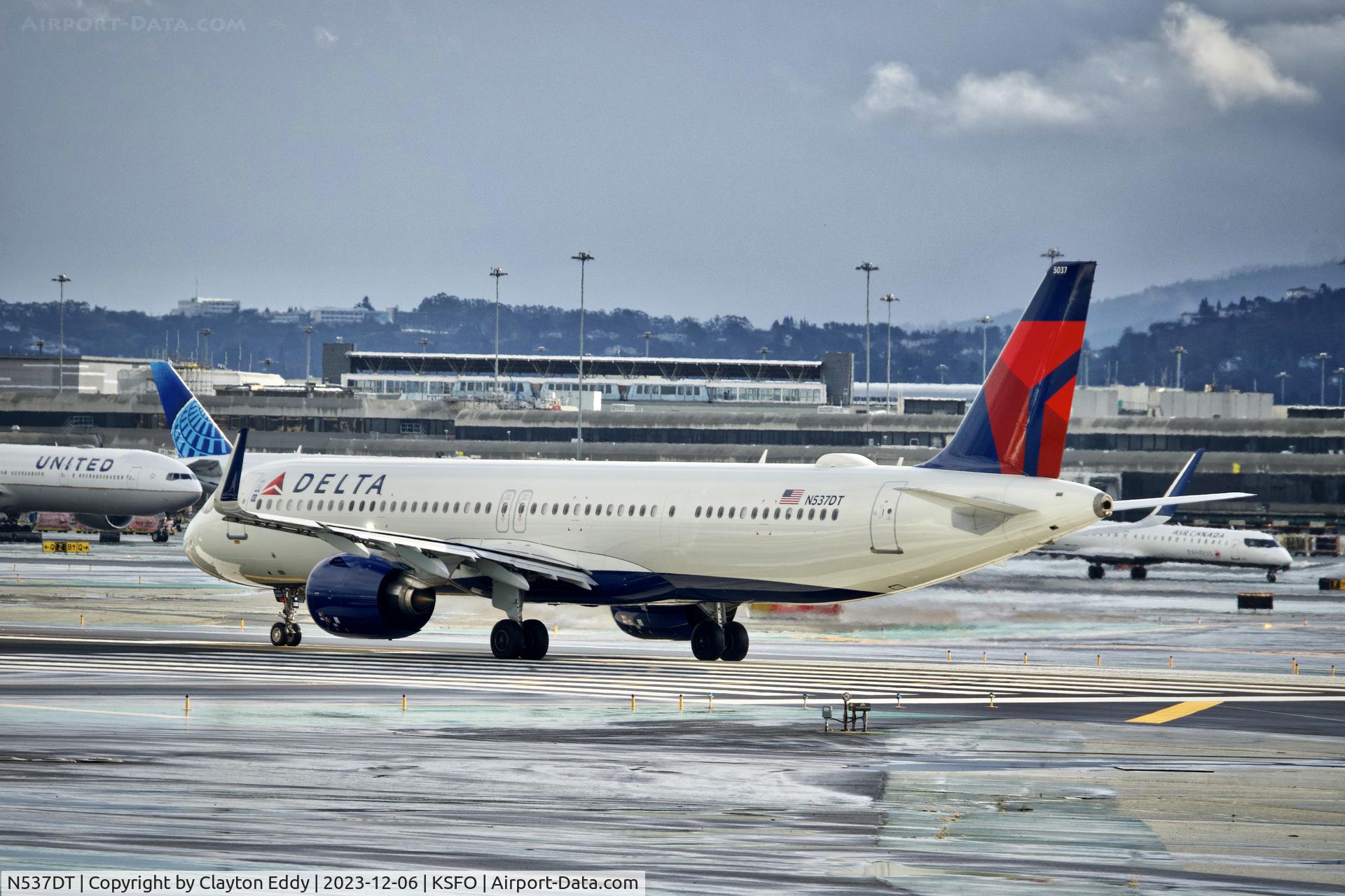N537DT, 2023 Airbus A321-271NX NEO C/N 11434, SFO 2023.