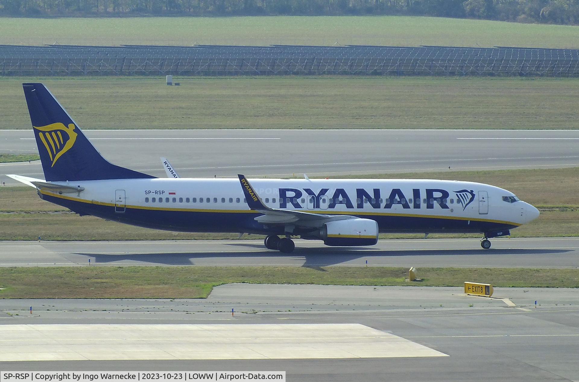 SP-RSP, 2017 Boeing 737-800 C/N 44797, Boeing 737-8AS(WL) of Ryanair at Wien-Schwechat airport