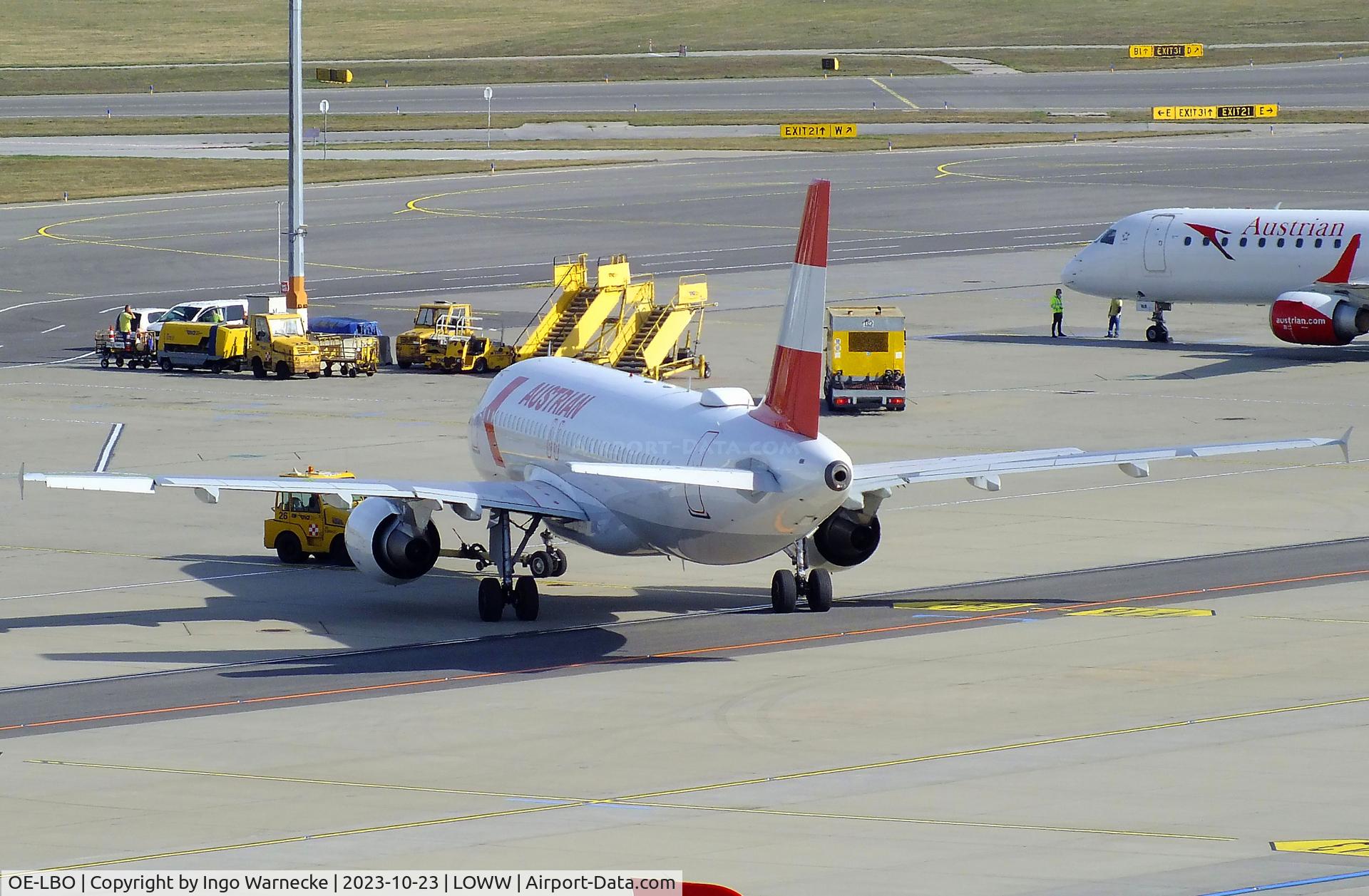 OE-LBO, 1998 Airbus A320-214 C/N 776, Airbus A320-214 of Austrian Airlines at Wien-Schwechat airport