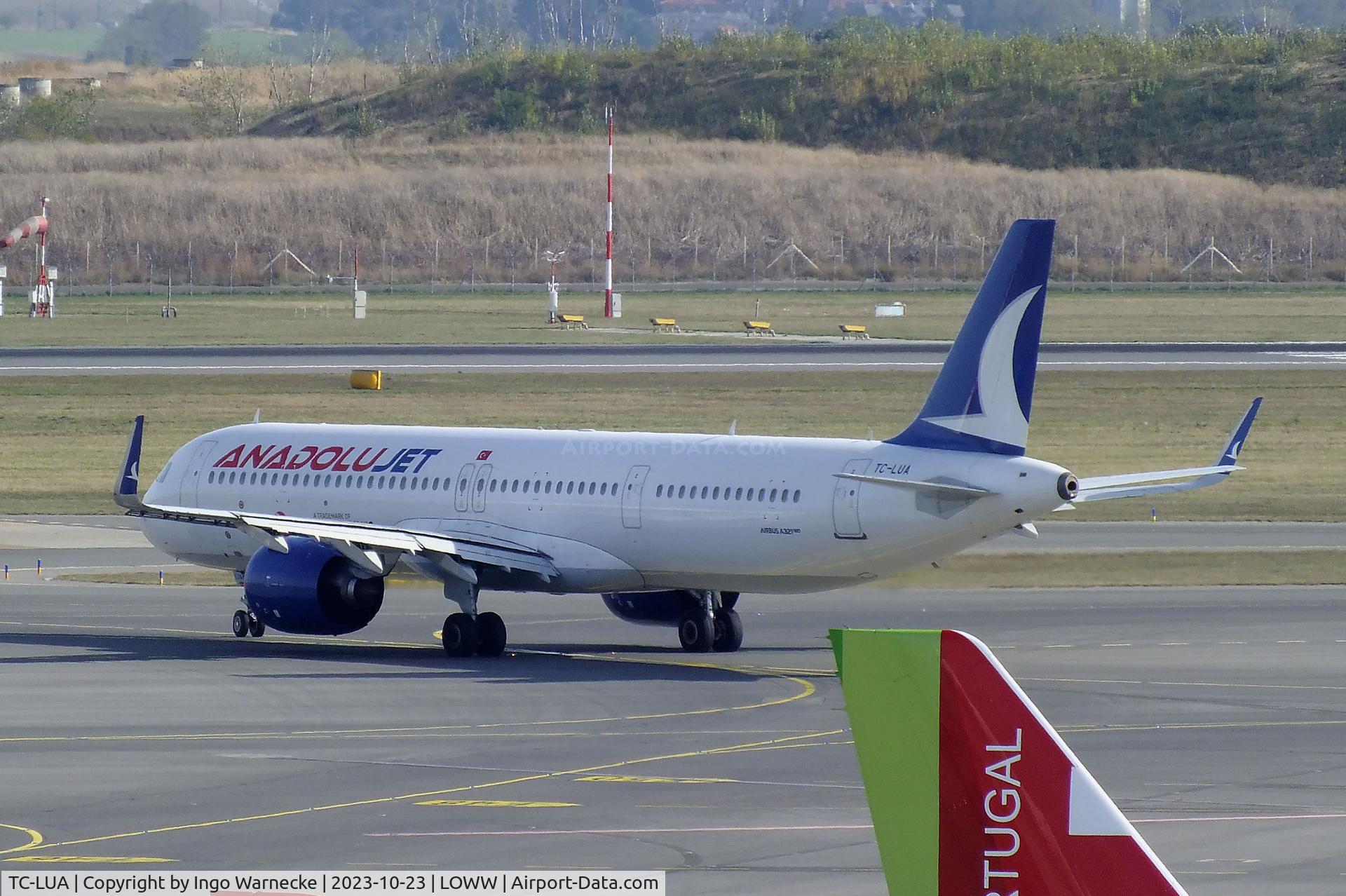 TC-LUA, 2020 Airbus A321-271NX C/N 10128, Airbus A321-271NX NEO of AnadoluJet at Wien-Schwechat airport