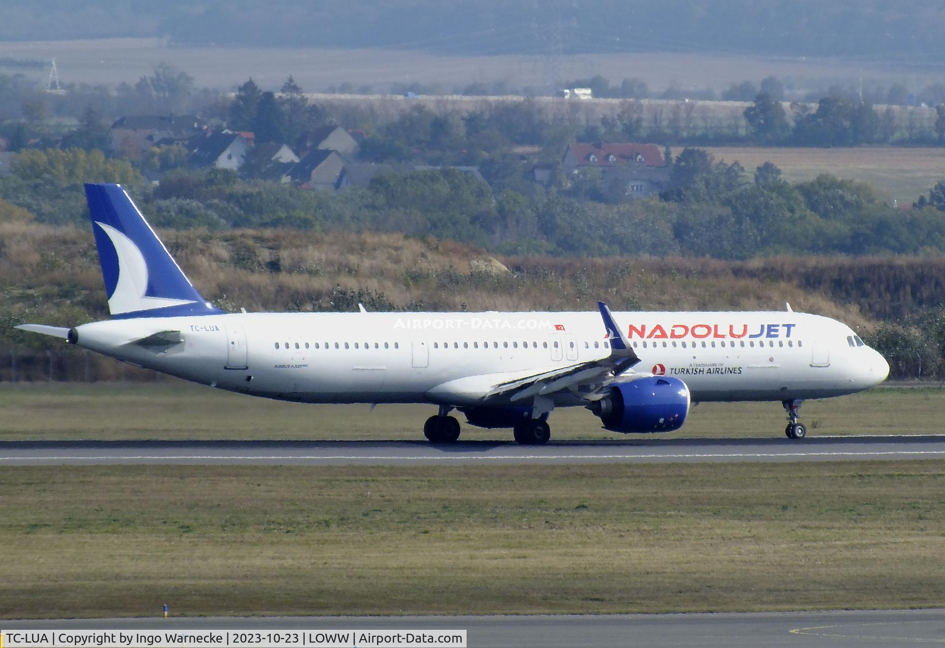 TC-LUA, 2020 Airbus A321-271NX C/N 10128, Airbus A321-271NX NEO of AnadoluJet at Wien-Schwechat airport
