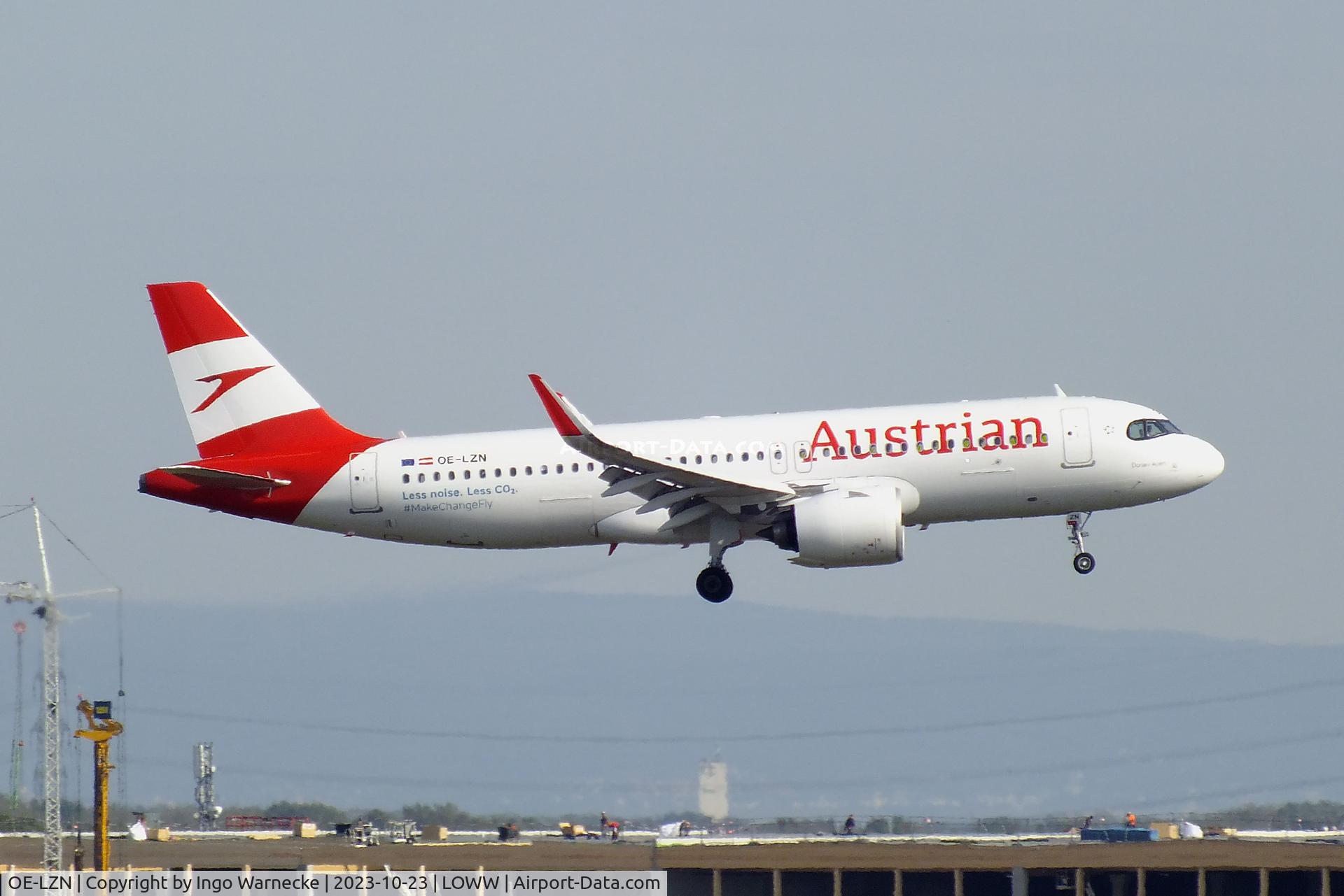 OE-LZN, 2022 Airbus A320-271N C/N 10904, Airbus A320-271N NEO of Austrian Airlines at Wien-Schwechat airport