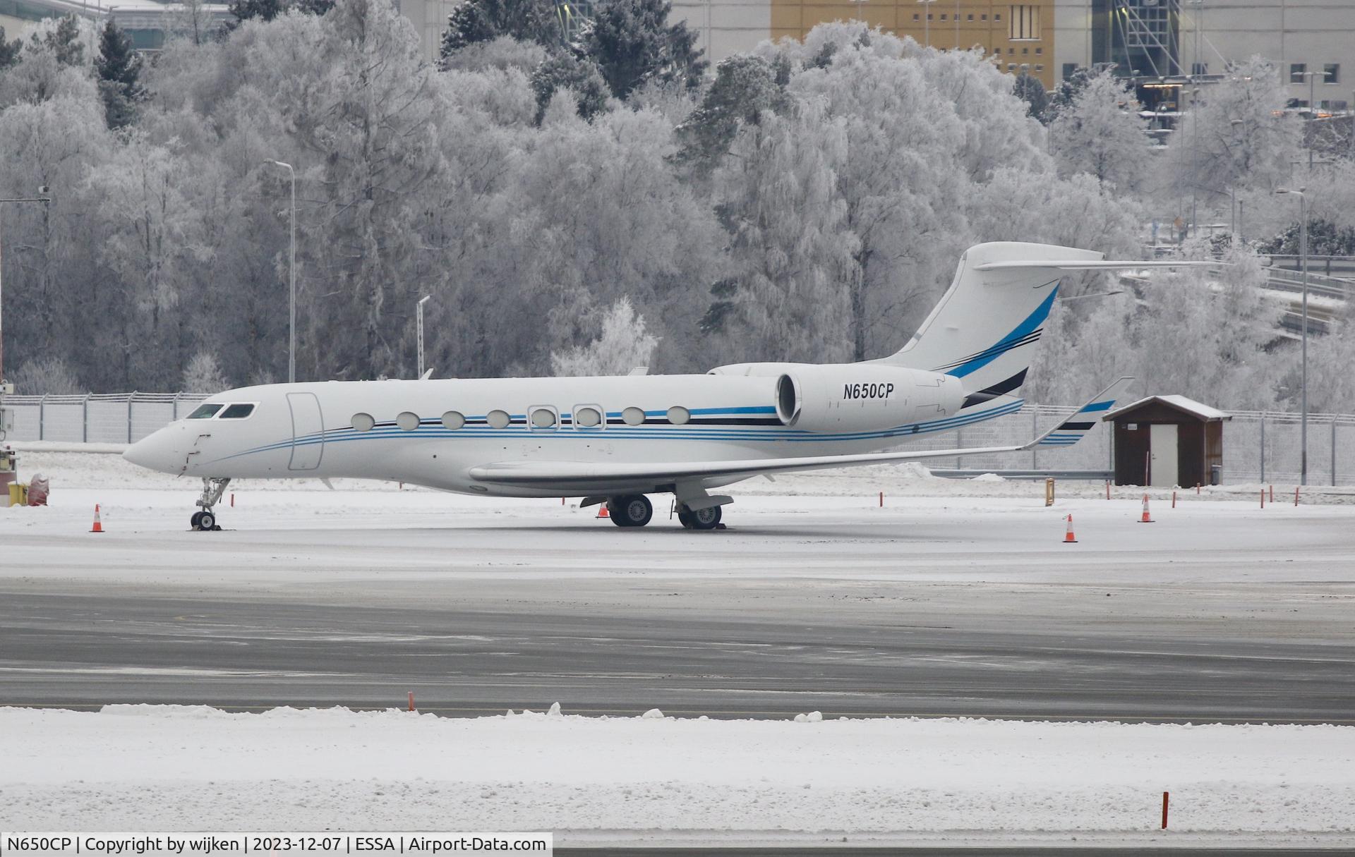 N650CP, 2014 Gulfstream Aerospace G650 (G-VI) C/N 6106, Ramp M
