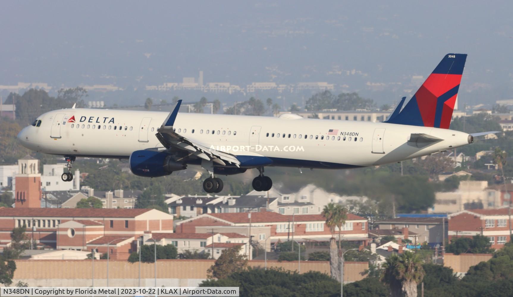 N348DN, 2018 Airbus A321-211 C/N 8258, DAL A321 zx MSP-LAX