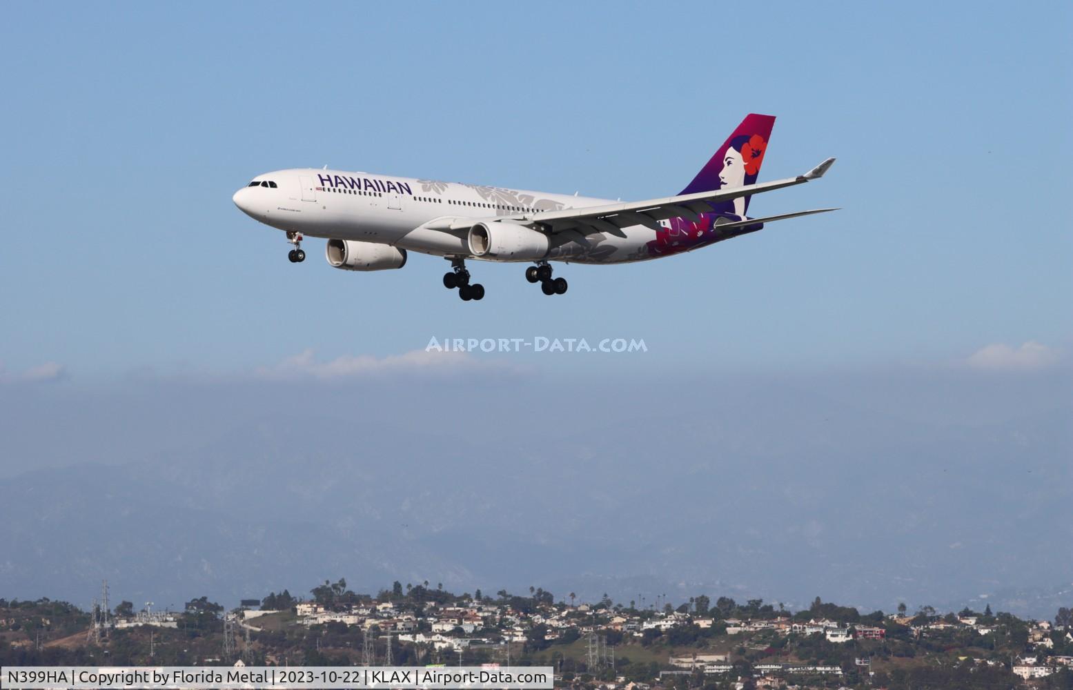 N399HA, 2013 Airbus A330-243 C/N 1496, HAL A332 zx HNL-LAX