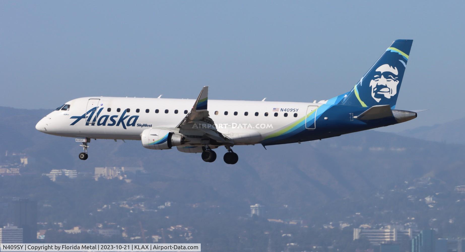 N409SY, 2022 Embraer ERJ-175 C/N 17000903, SKW/ASA E175 zx STS-LAX