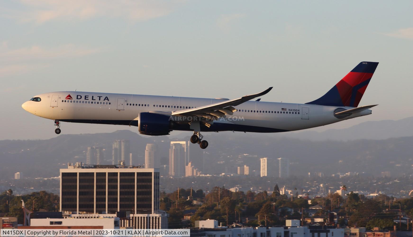 N415DX, 2022 Airbus A330-941 C/N 1997, DAL A339 zx CDG-LAX