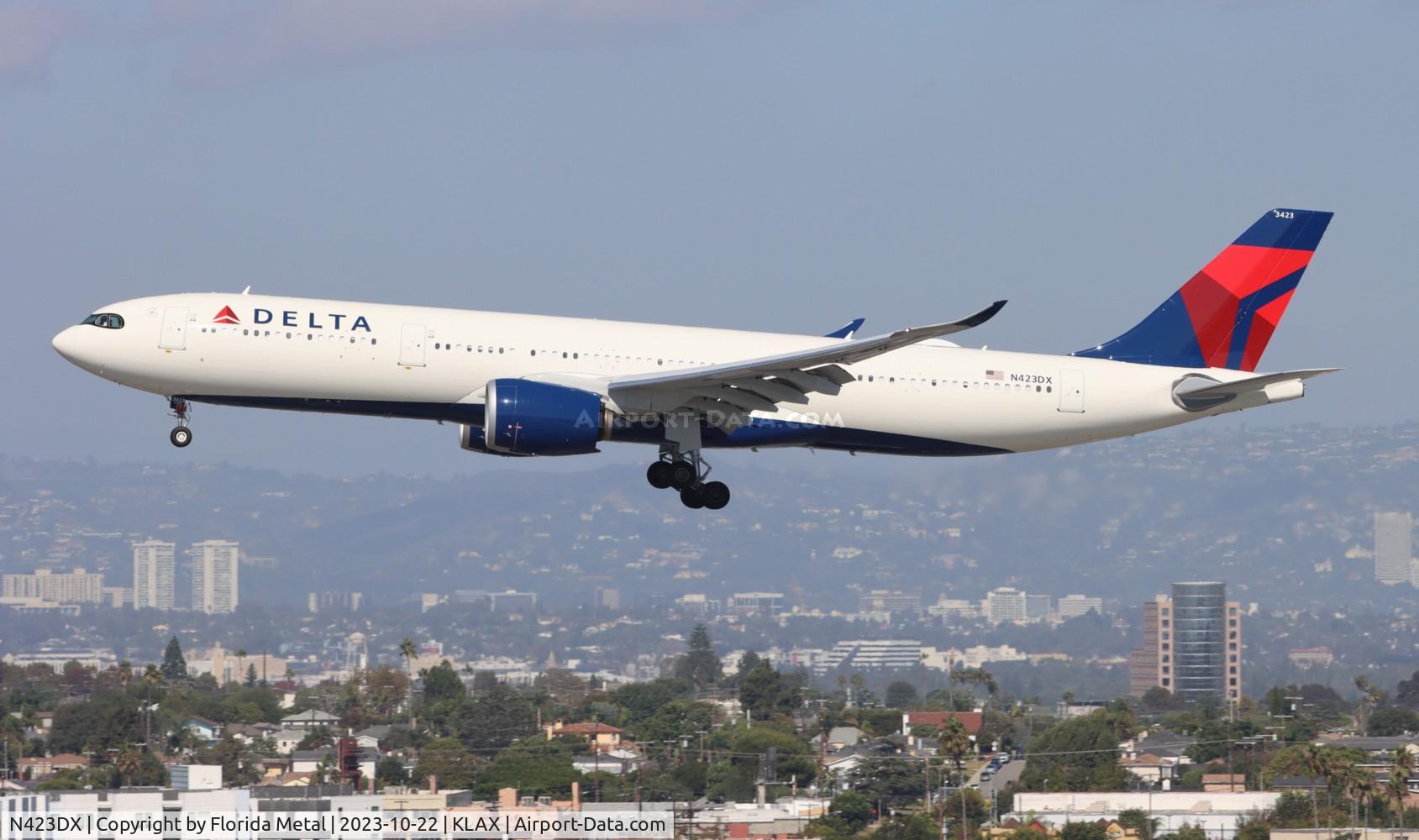 N423DX, 2023 Airbus A330-941 C/N 2032, DAL A339 zx RJTT / HND - LAX