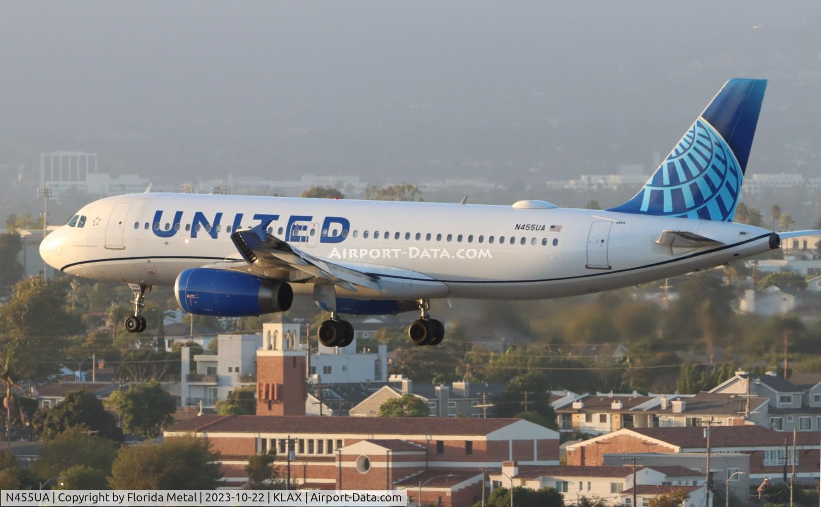 N455UA, 1999 Airbus A320-232 C/N 1105, UAL A320 nc zx YVR-LAX